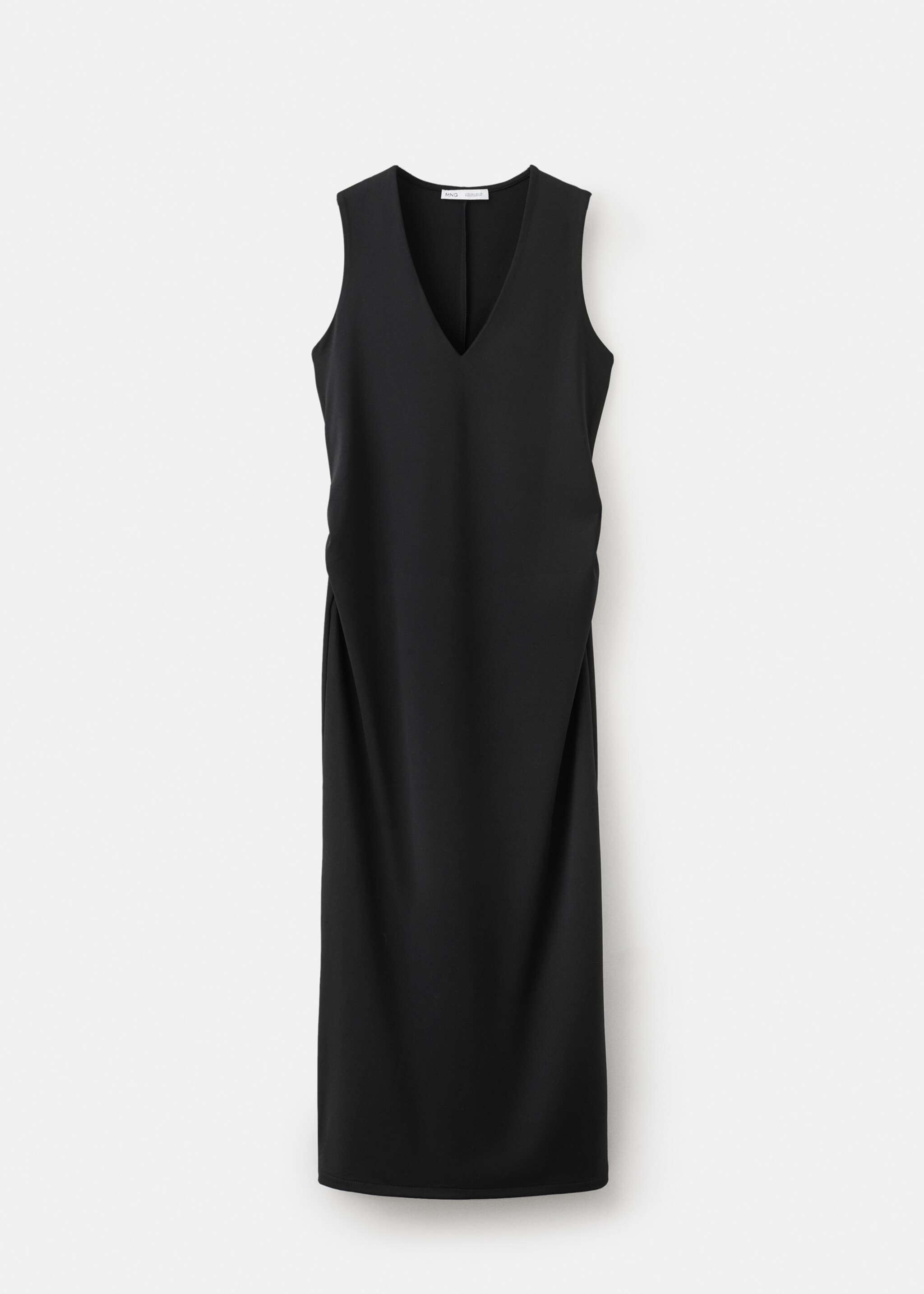 Long maternity dress - Article without model, Black. Ref: 27075830-00.