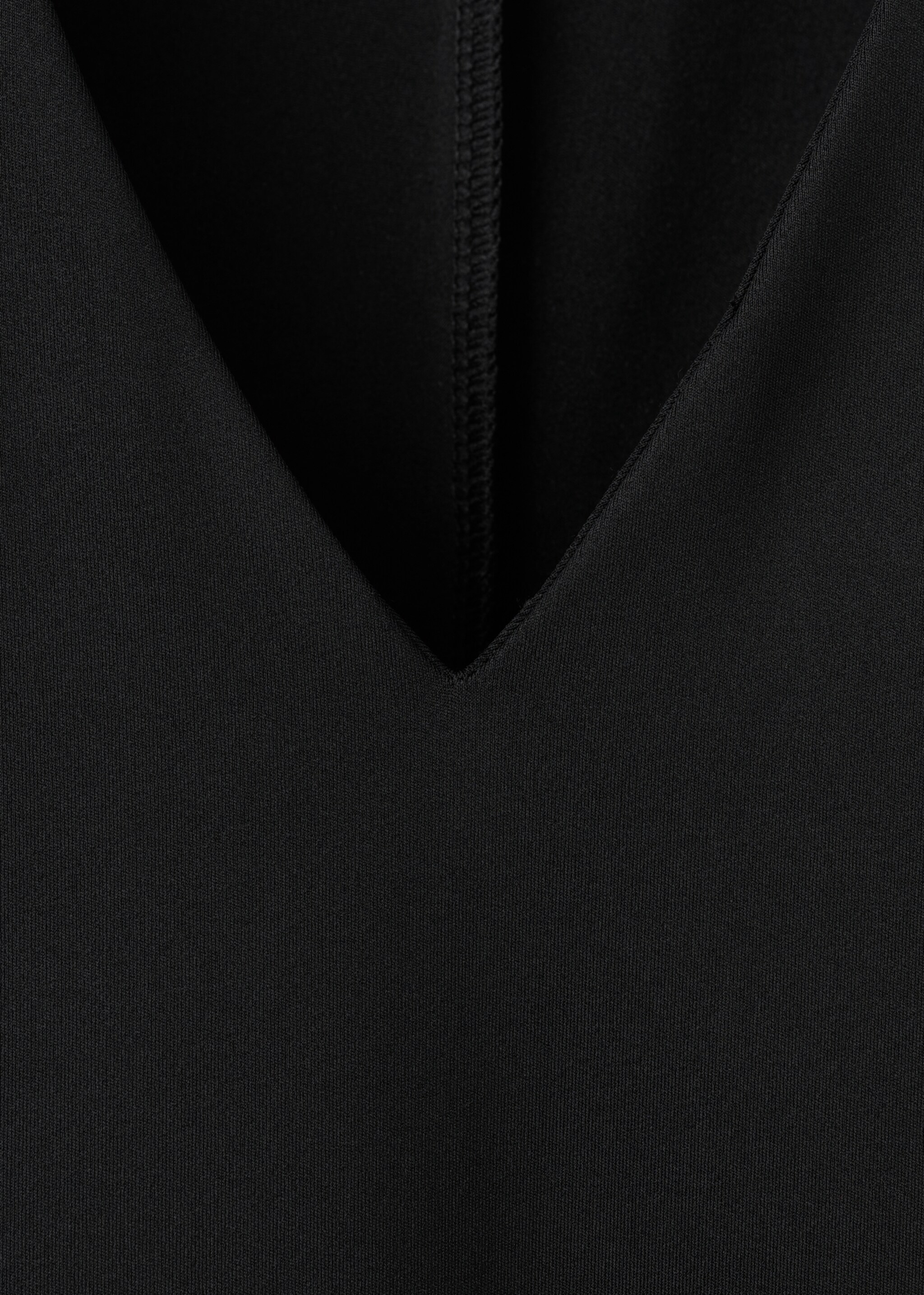 Long maternity dress - Details of the article 8, Black. Ref: 27075830-00.