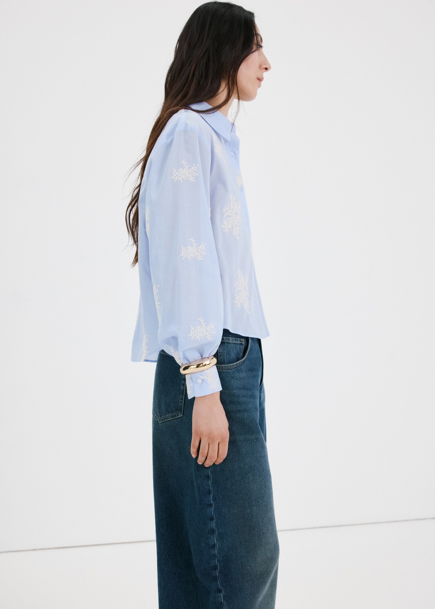 Chemise à broderie florale - Détail de l'article 2