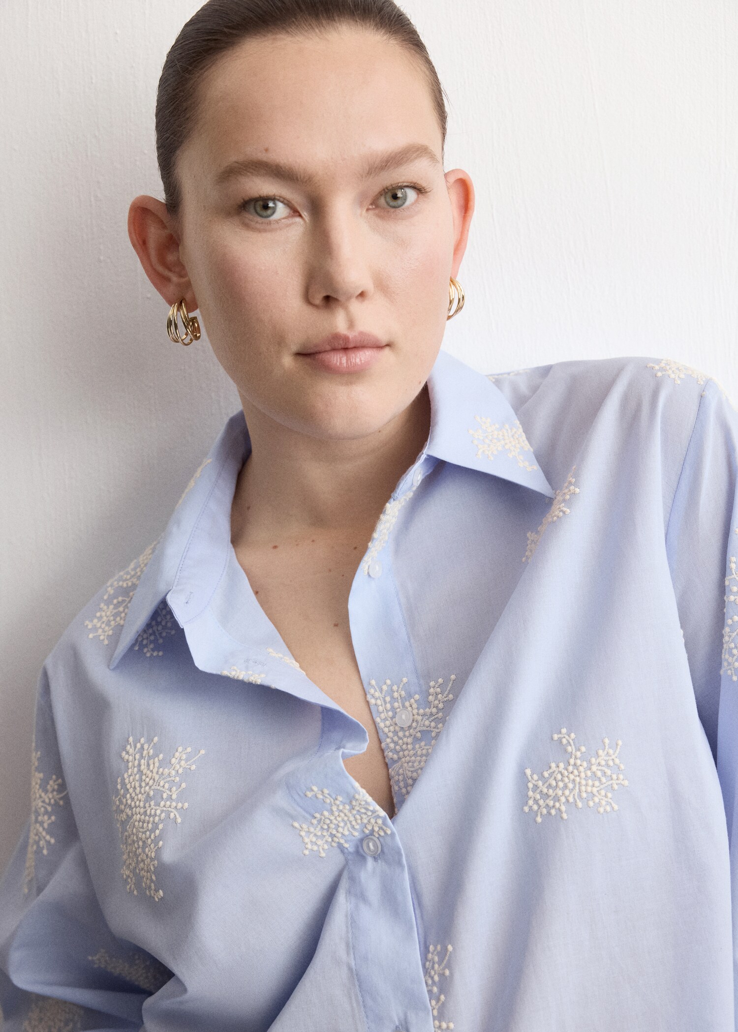 Chemise à broderie florale - Détail de l'article 4