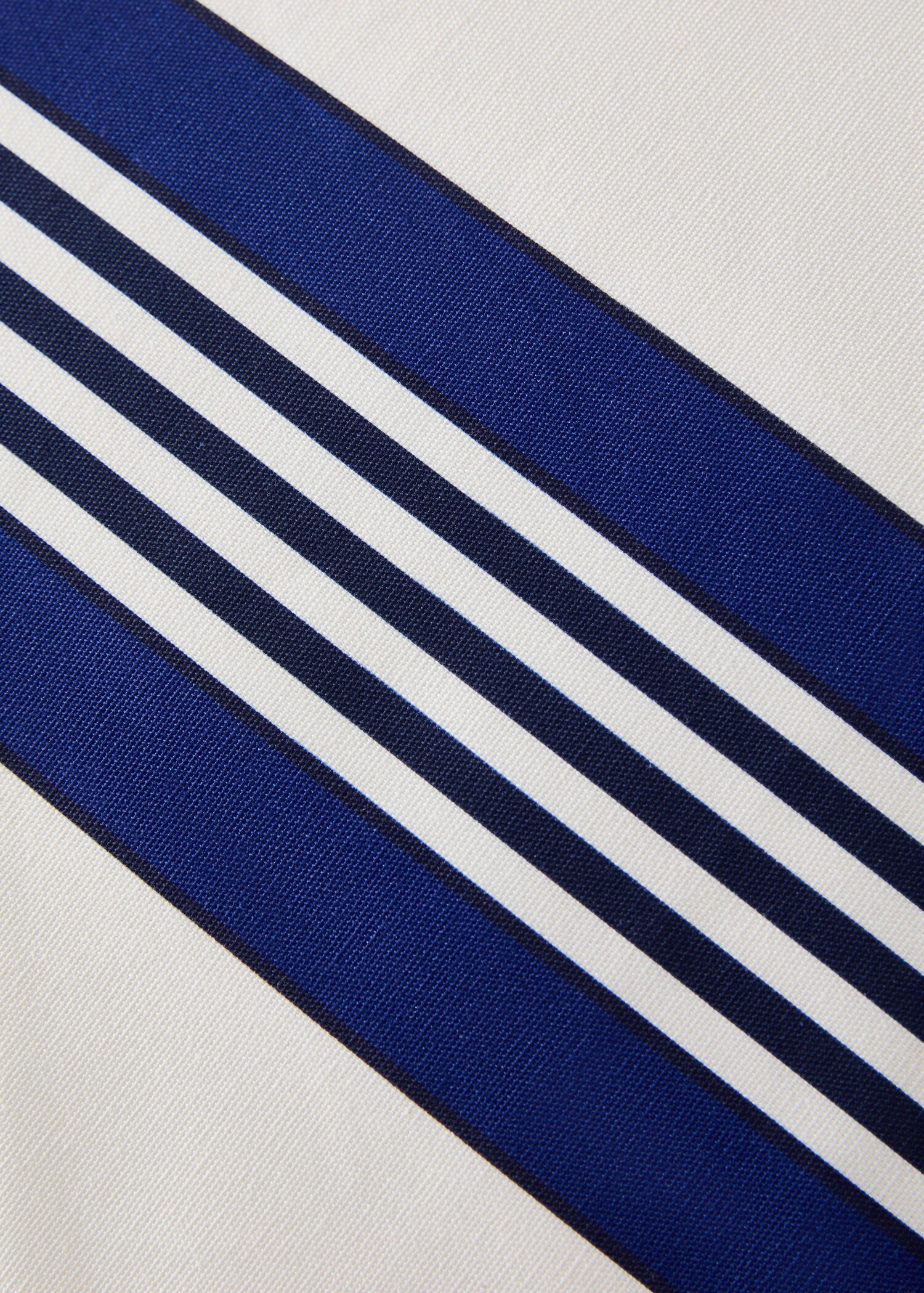 Striped 100% cotton cushion cover - Details of the article 3