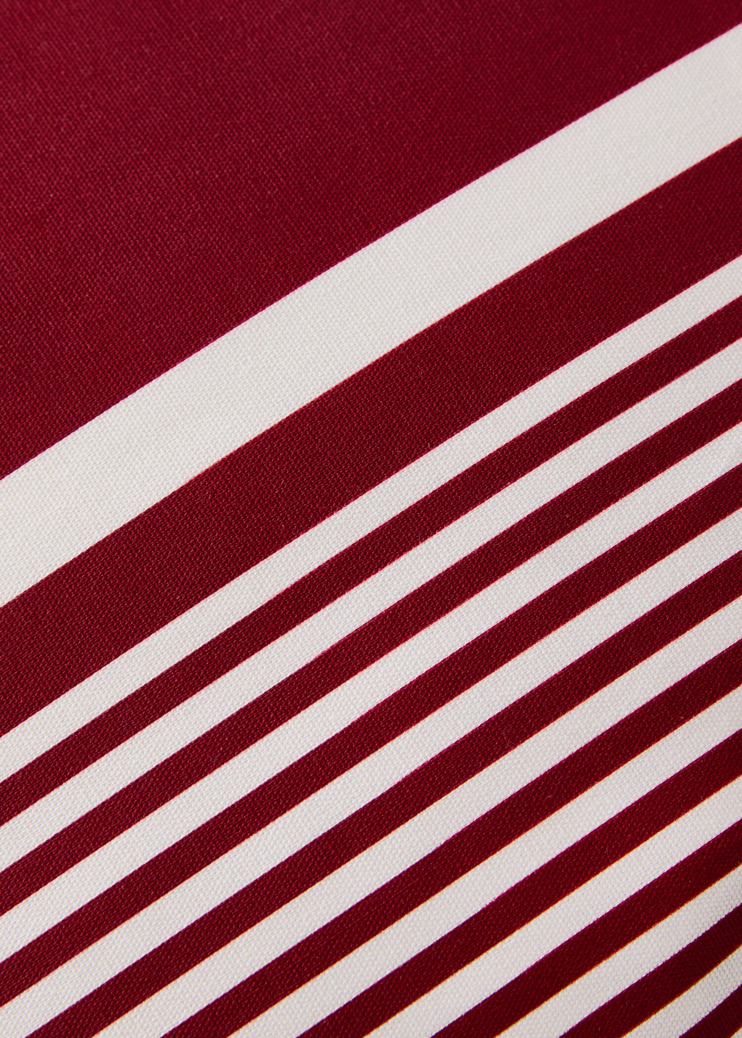 Striped 100% cotton cushion cover - Details of the article 3