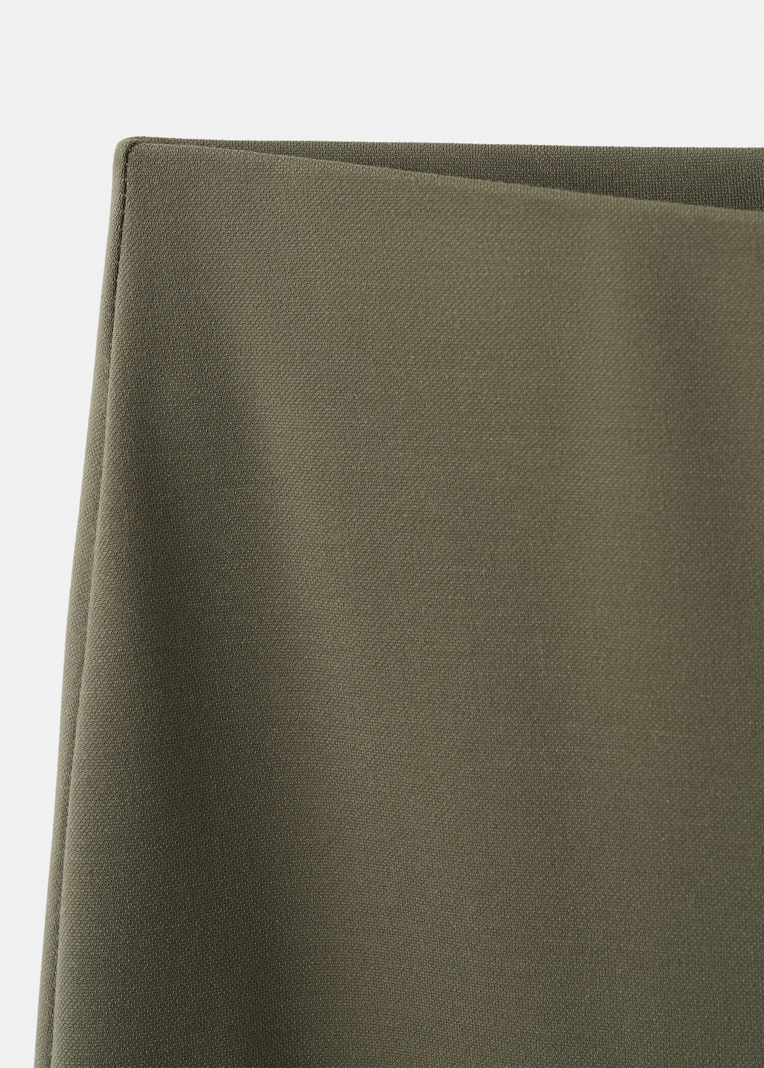 Straight-fit trousers with elastic waist - Details of the article 0