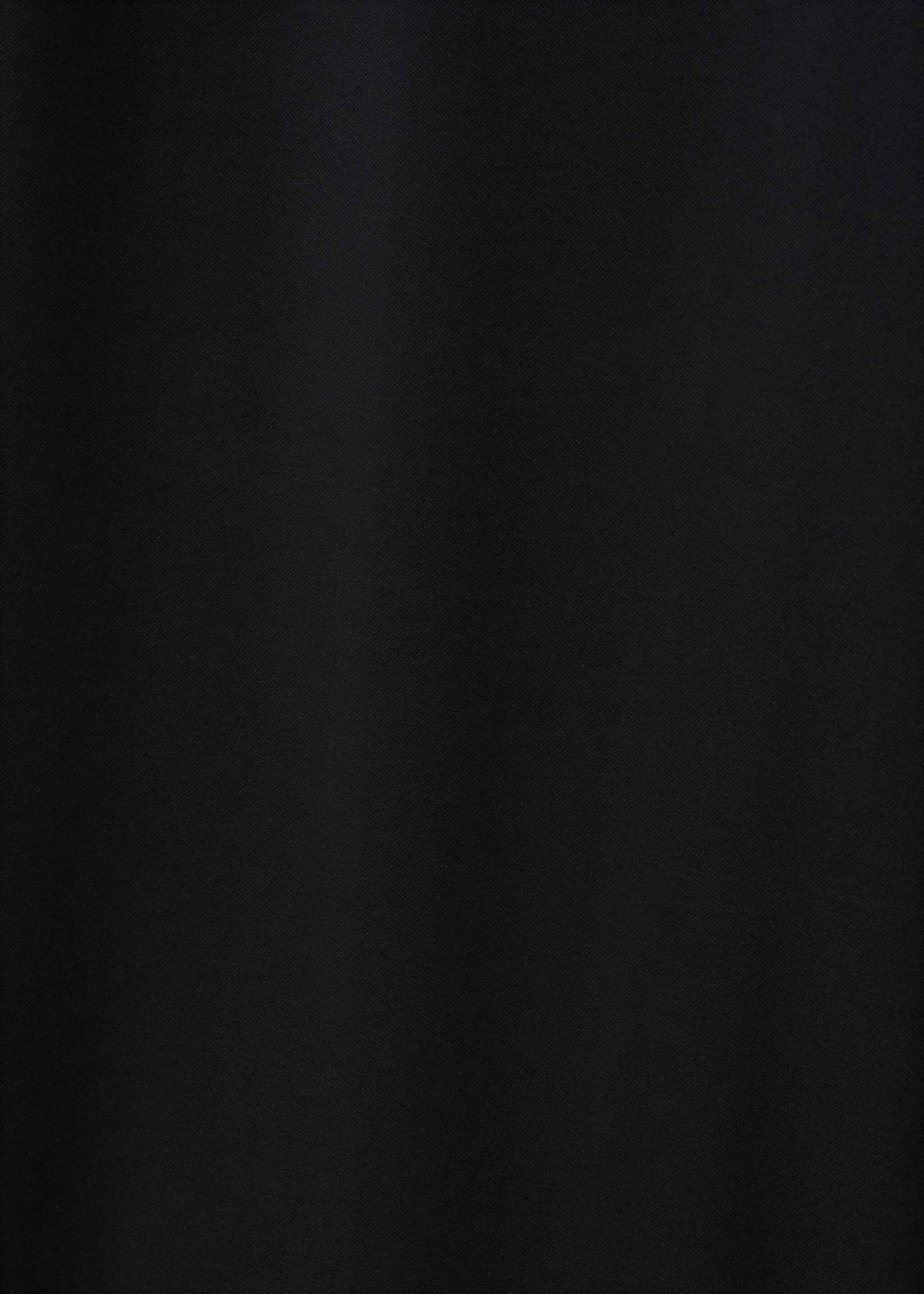 Straight-fit trousers with elastic waist - Details of the article 0, Black. Ref: 27075835-00.