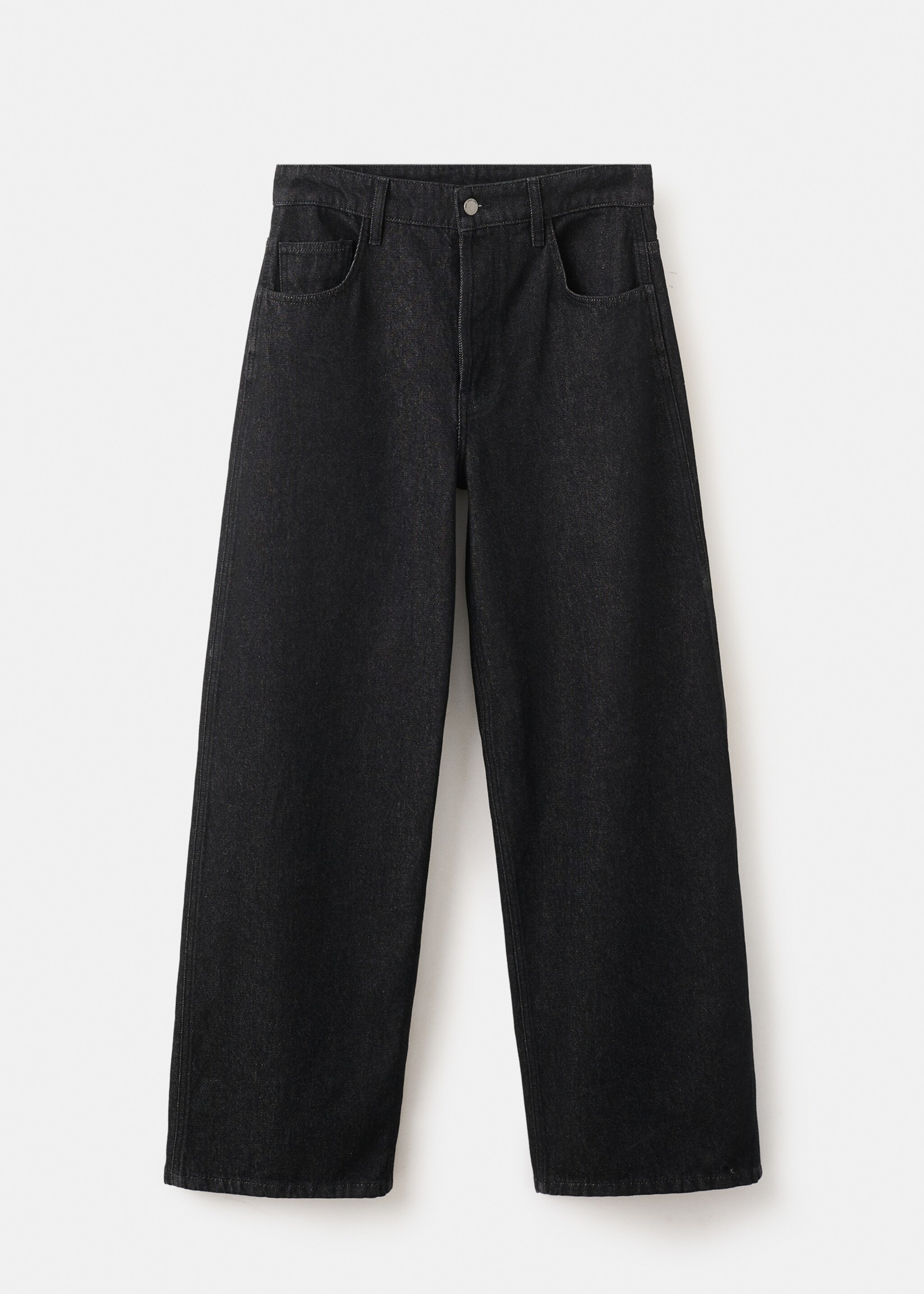 High-rise balloon jeans - Article without model, Black. Ref: 27075838-00.