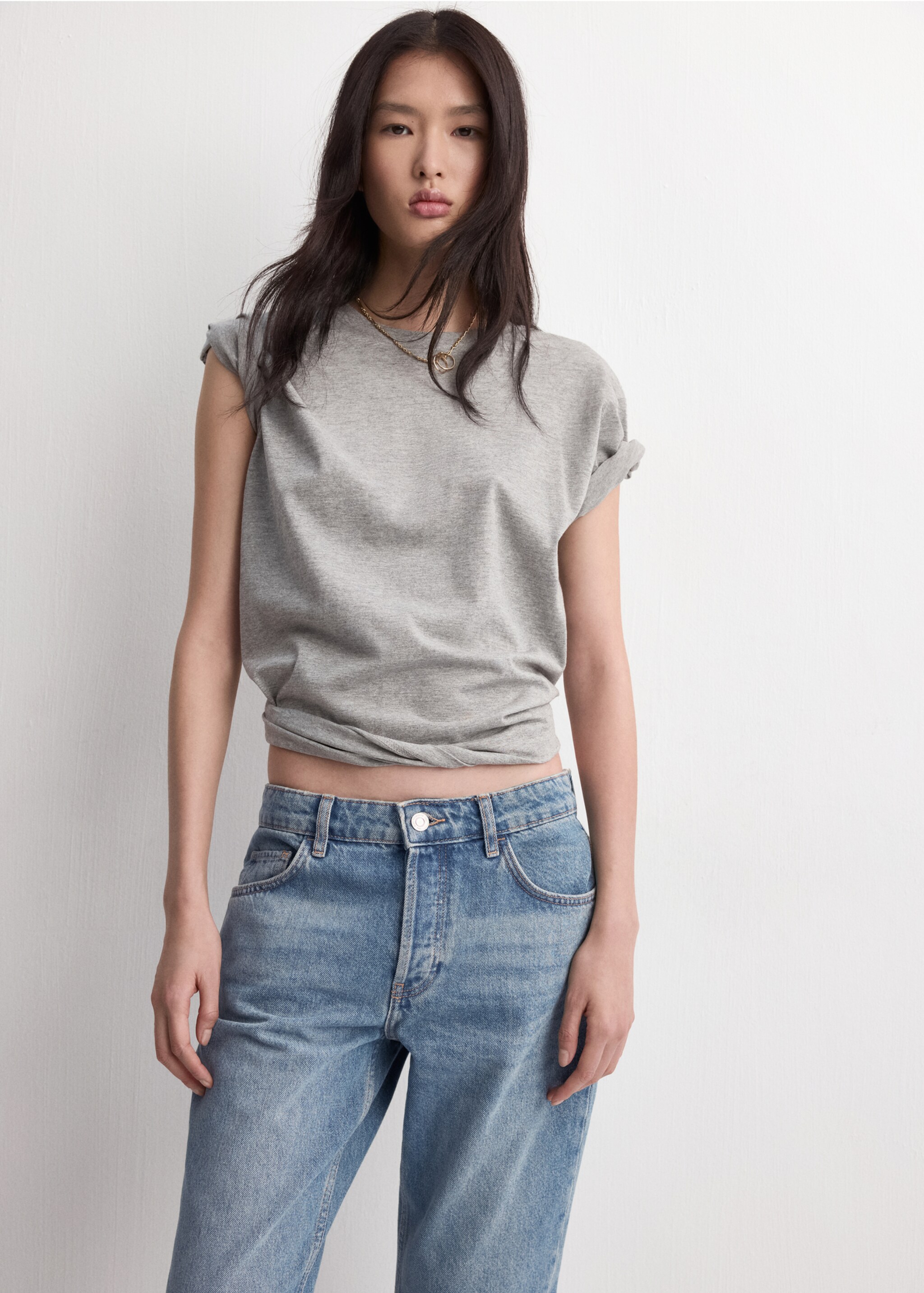 Low-rise skinny jeans - تفاصيل المنتج 1, أزرق متوسط. Ref: 27075840-00.