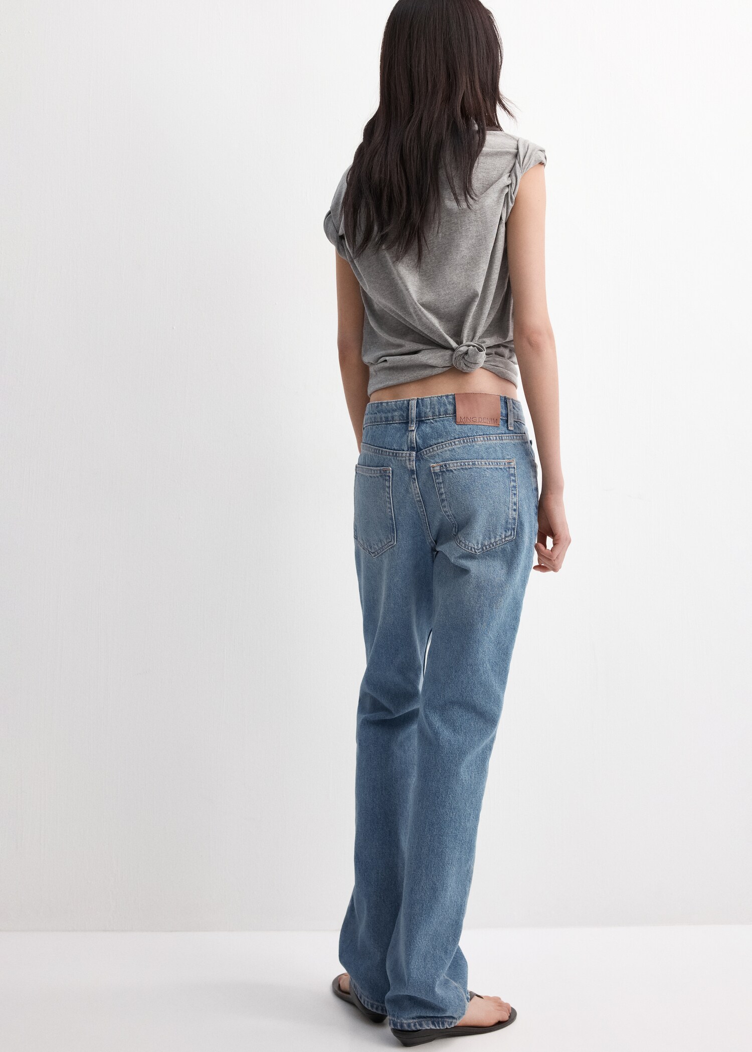 Low-rise skinny jeans - Reverse of the article