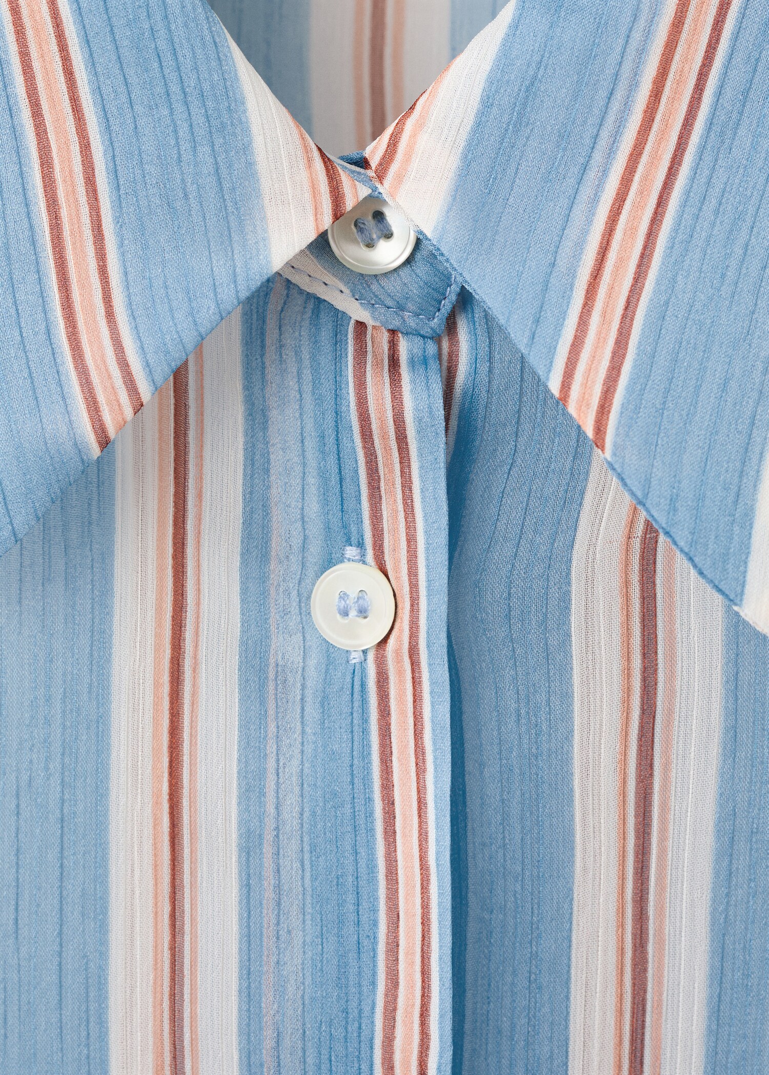 Striped straight shirt - Details of the article 0