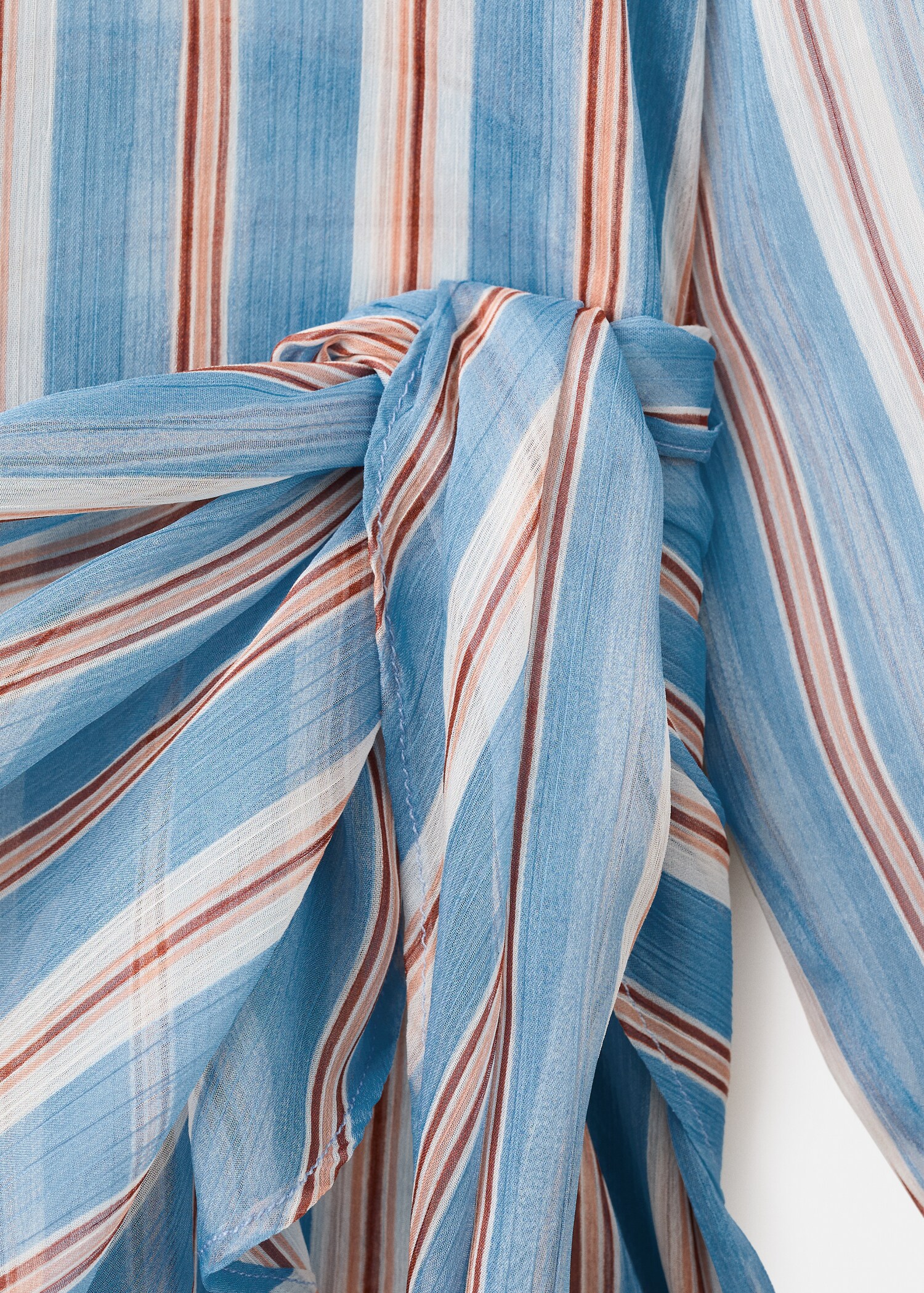 Striped straight shirt - Details of the article 8