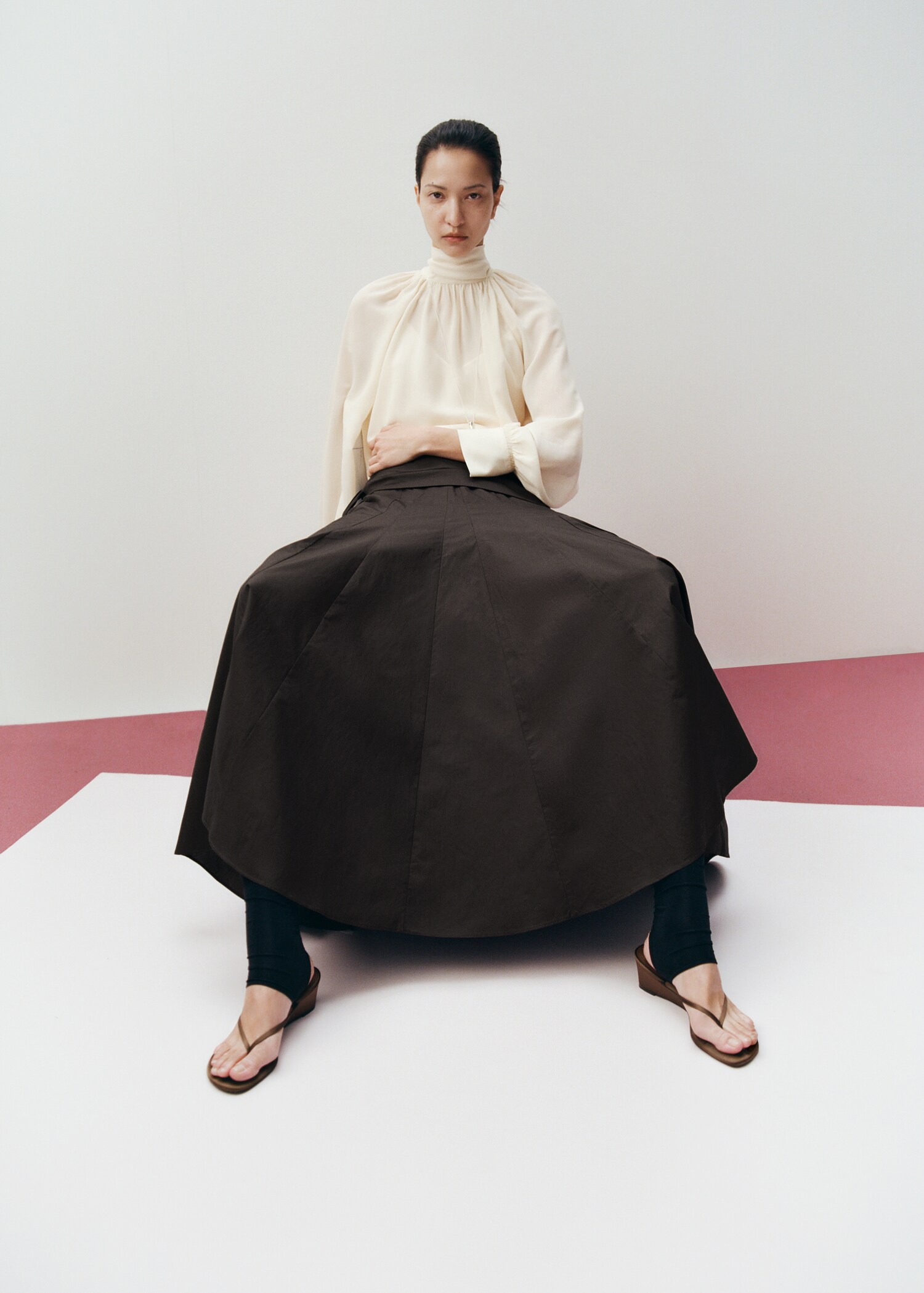 Blouse col montant volant - Détail de l'article 2