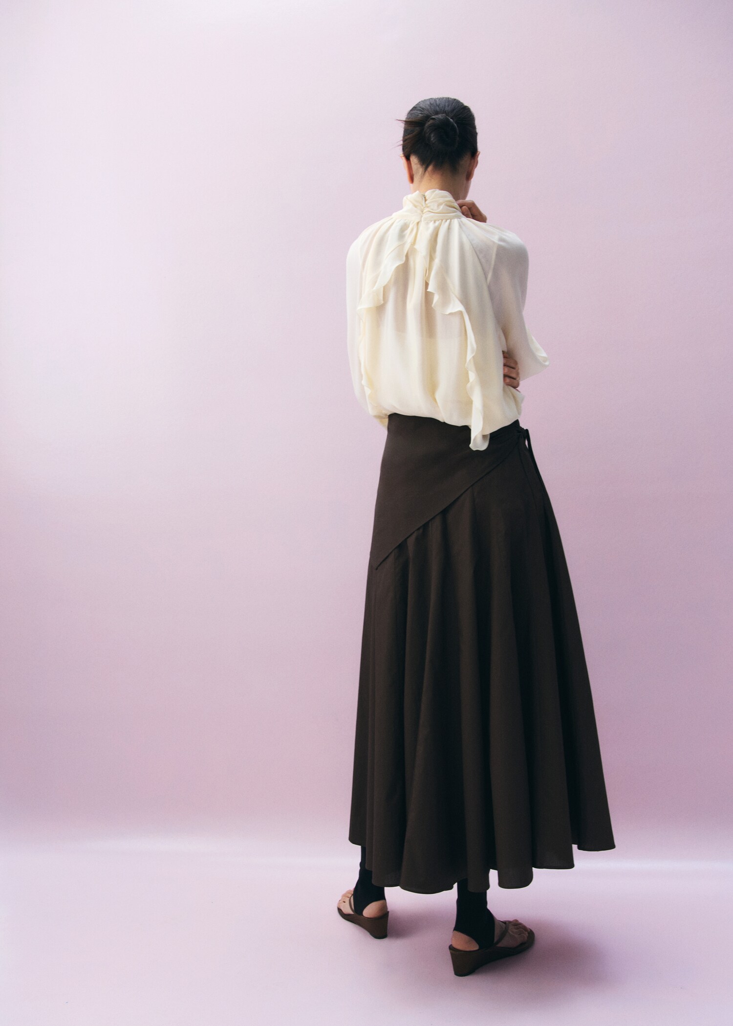 Blouse col montant volant - Détail de l'article 6