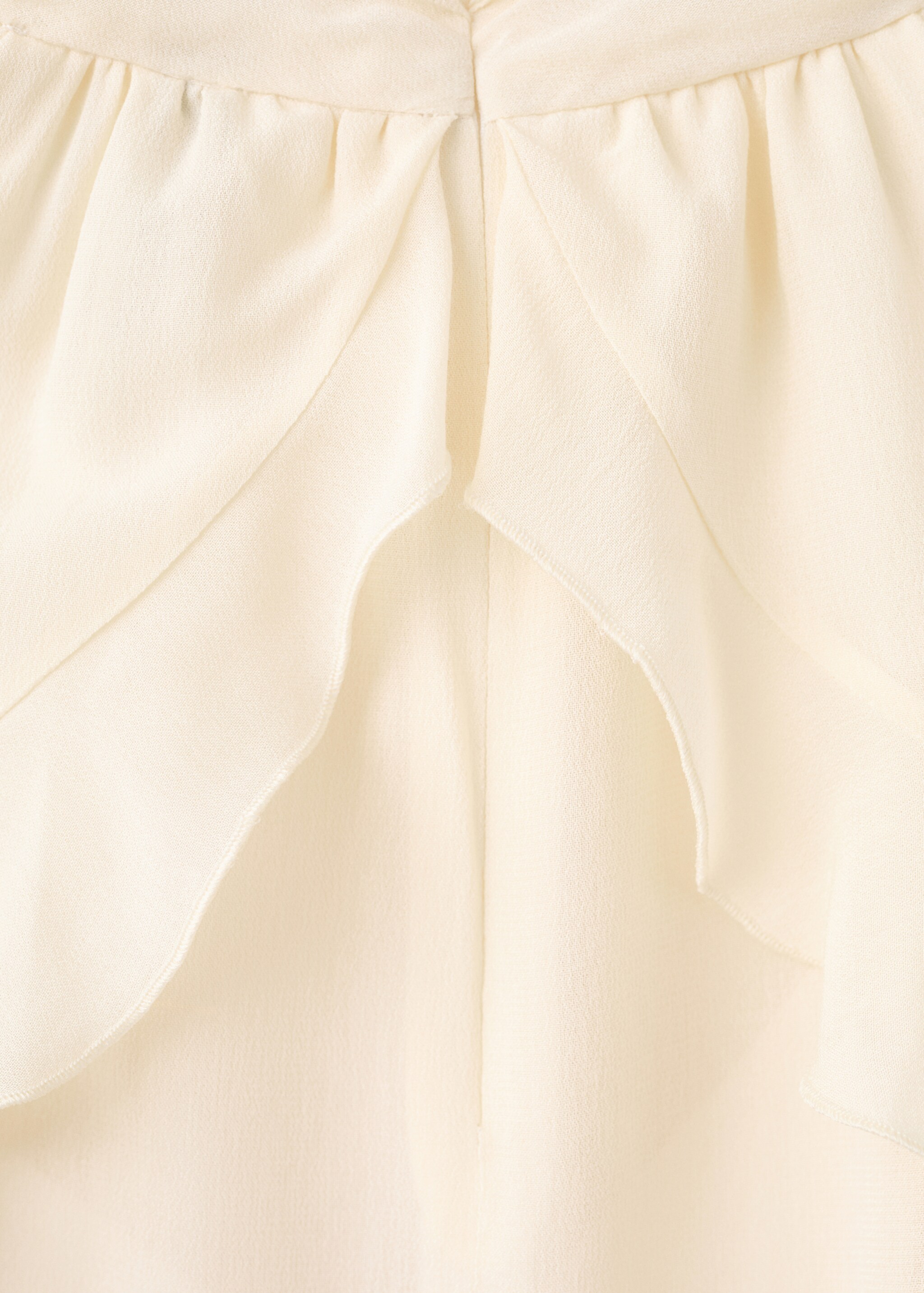 Blouse col montant volant - Détail de l'article 8, Écru. Ref: 27075844-00.