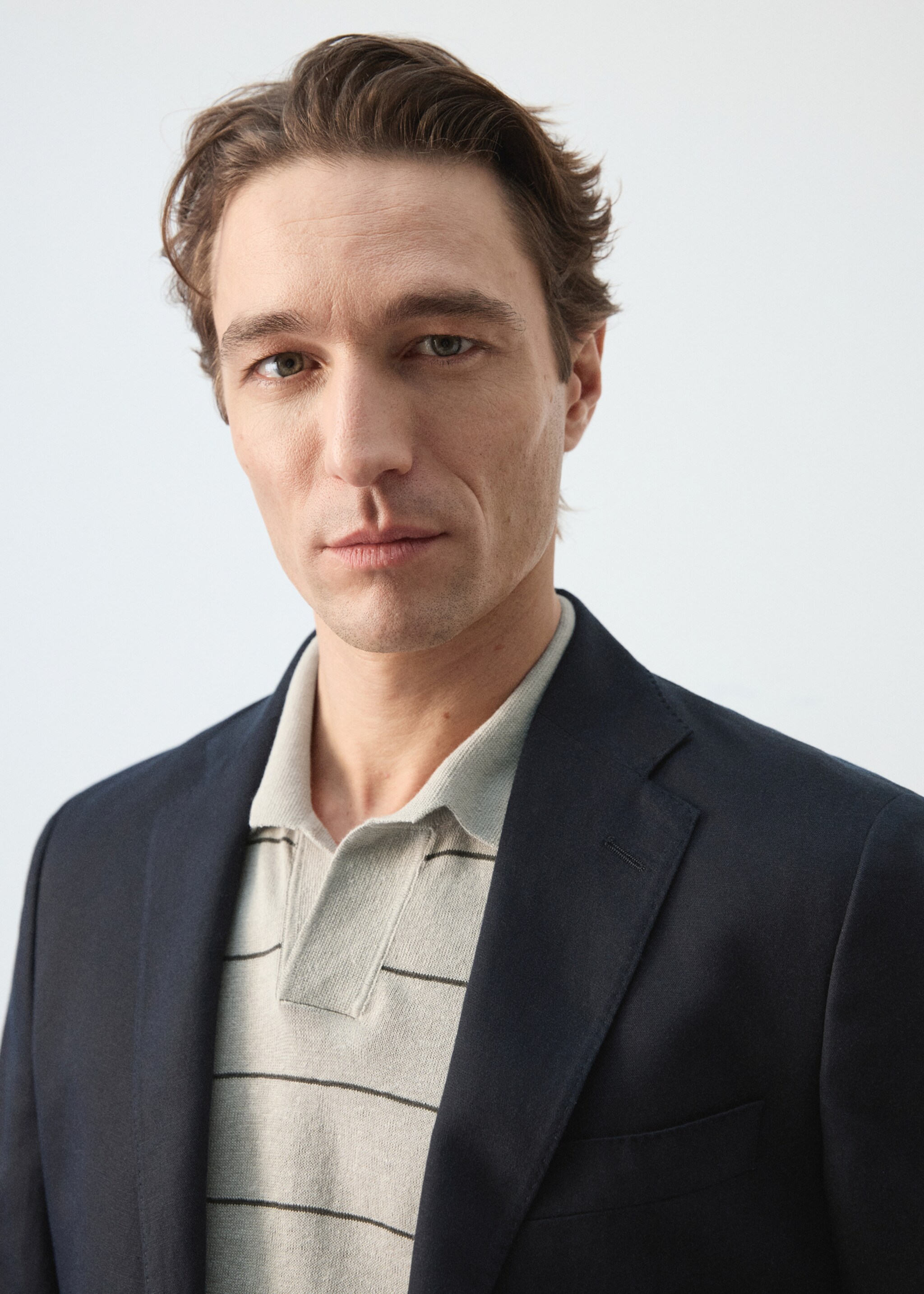 Amalfi slim fit suit jacket - Details of the article 6, Navy. Ref: 27075930-00.