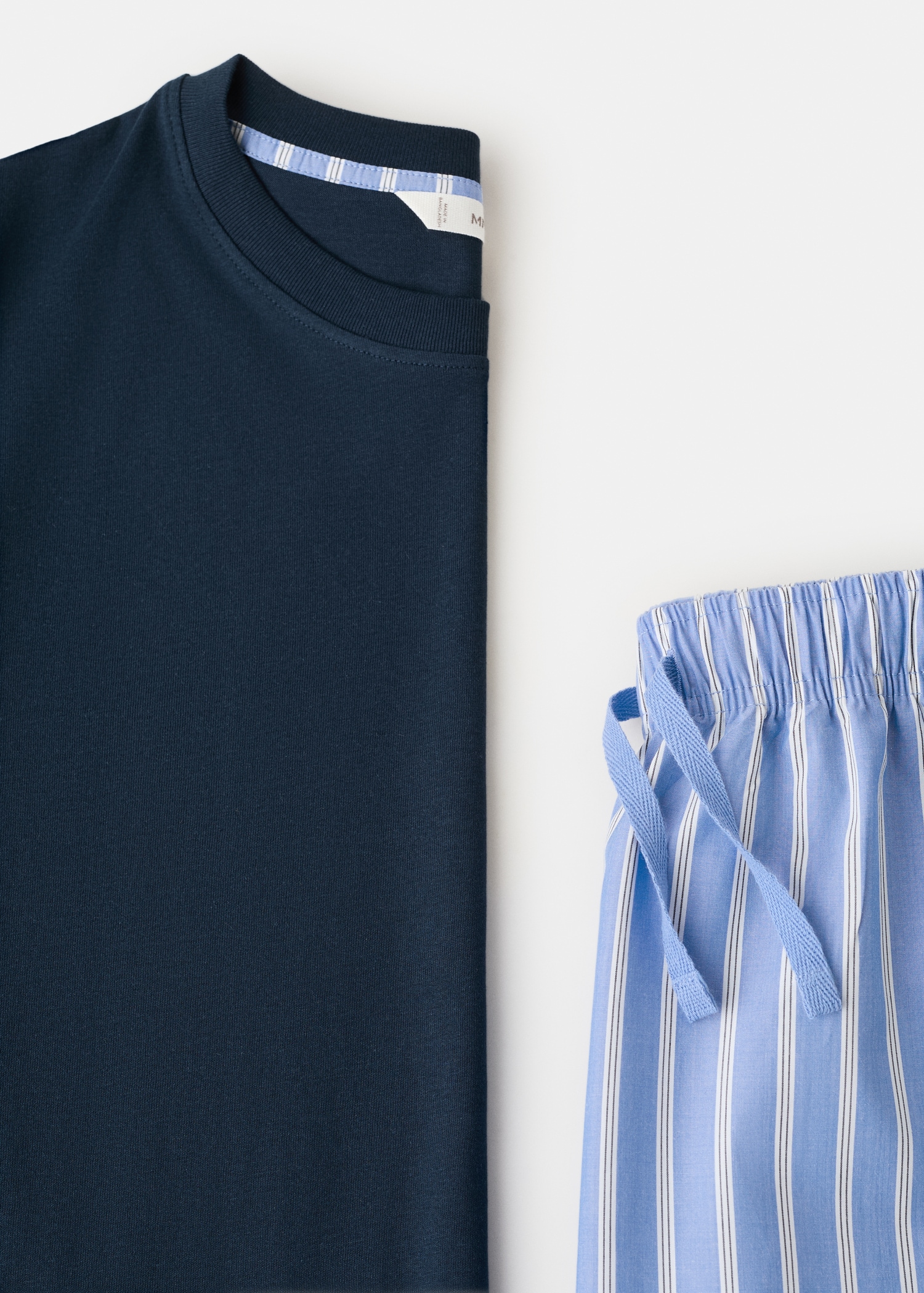 Striped short pyjamas - Details of the article 0