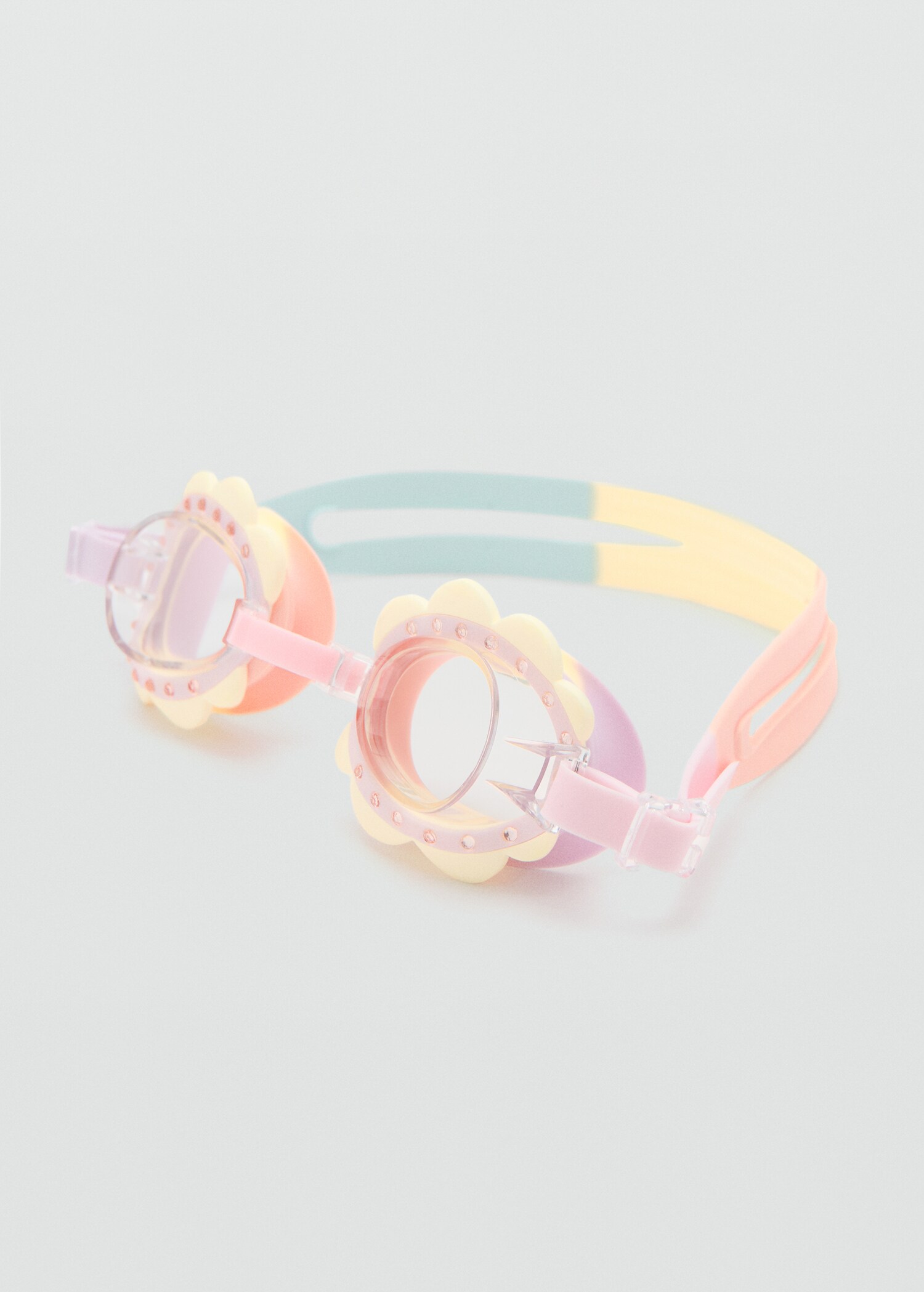 Gafas natación arcoiris - Plano medio