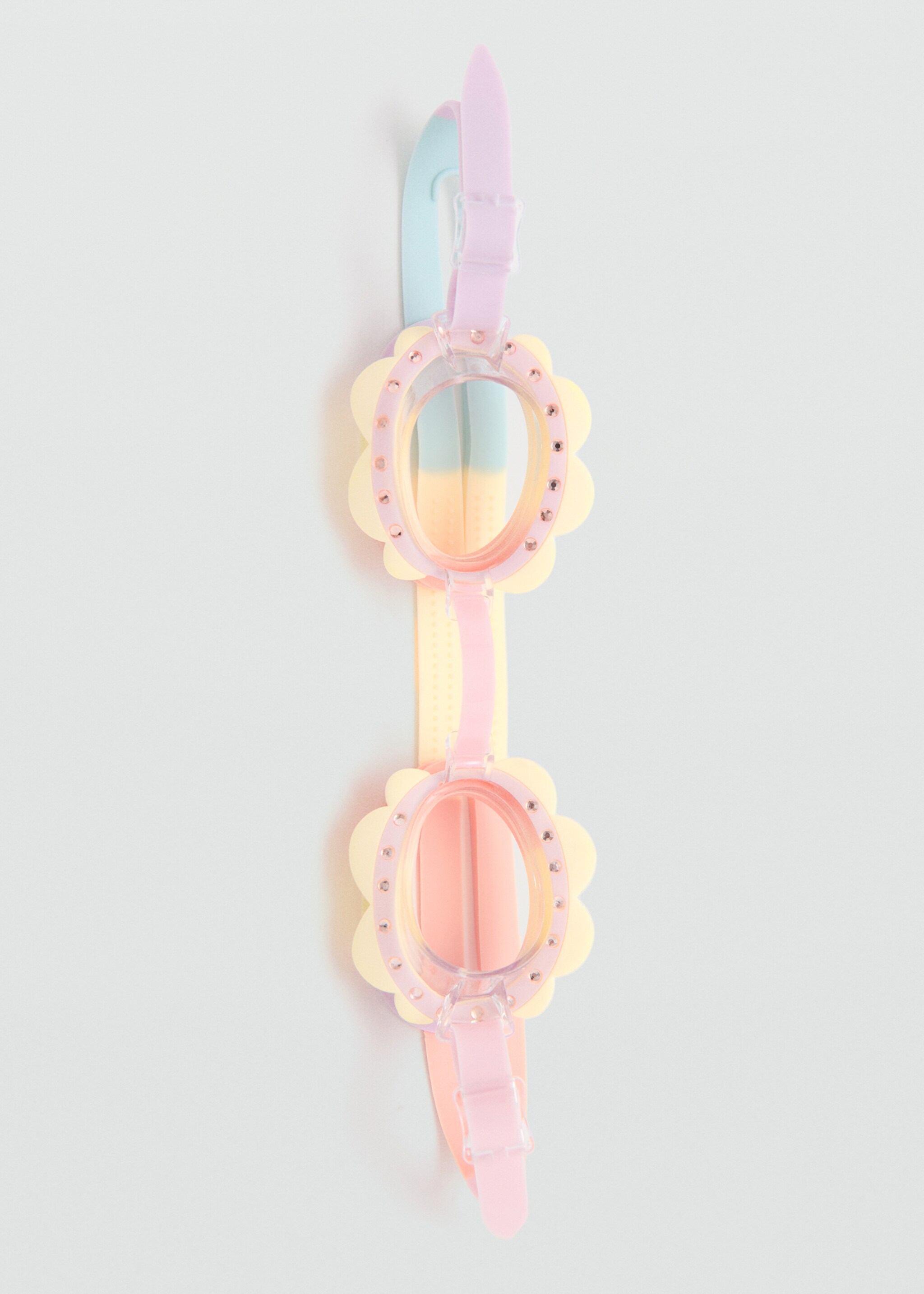 Gafas natación arcoiris - Detalle del artículo 2, Amarillo pastel. Ref: 27075932-00.