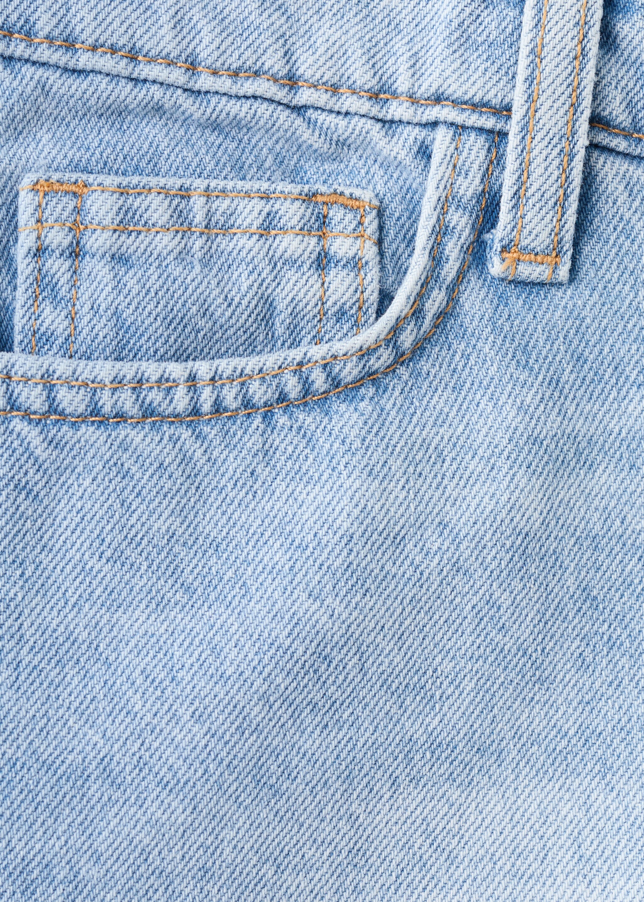 Denim mini shorts - Details of the article 0, Medium Blue. Ref: 27075933-00.