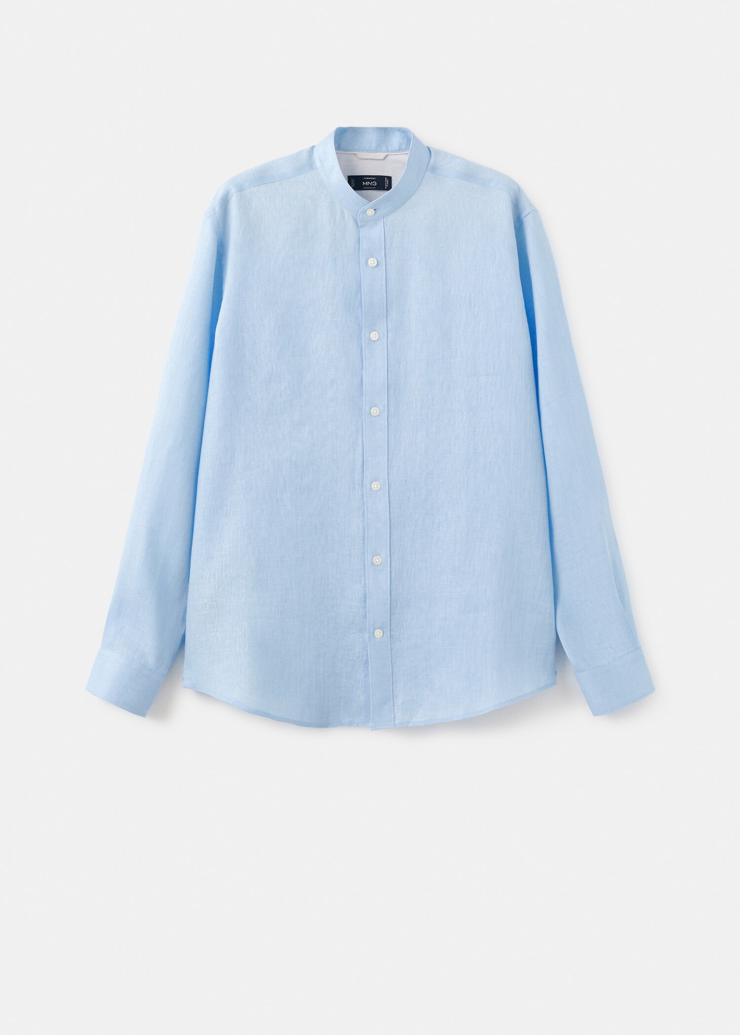 100% linen Mao collar shirt - Article without model