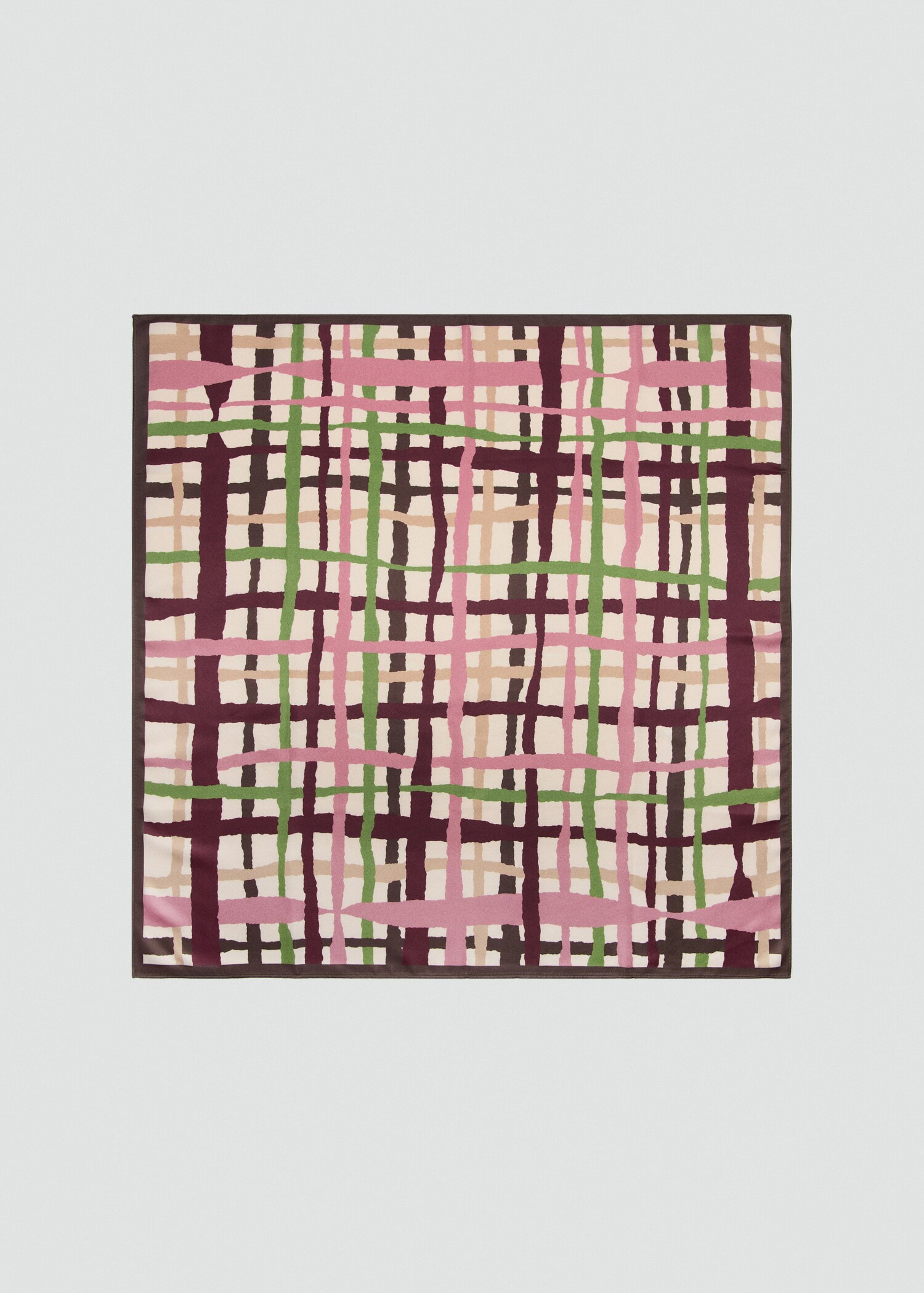 Geometric printed foulard - Article without model