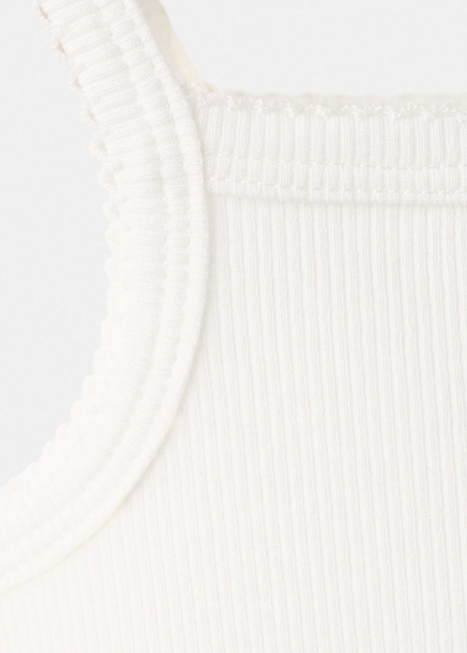 Ribbed cotton bodysuit - Details of the article 0