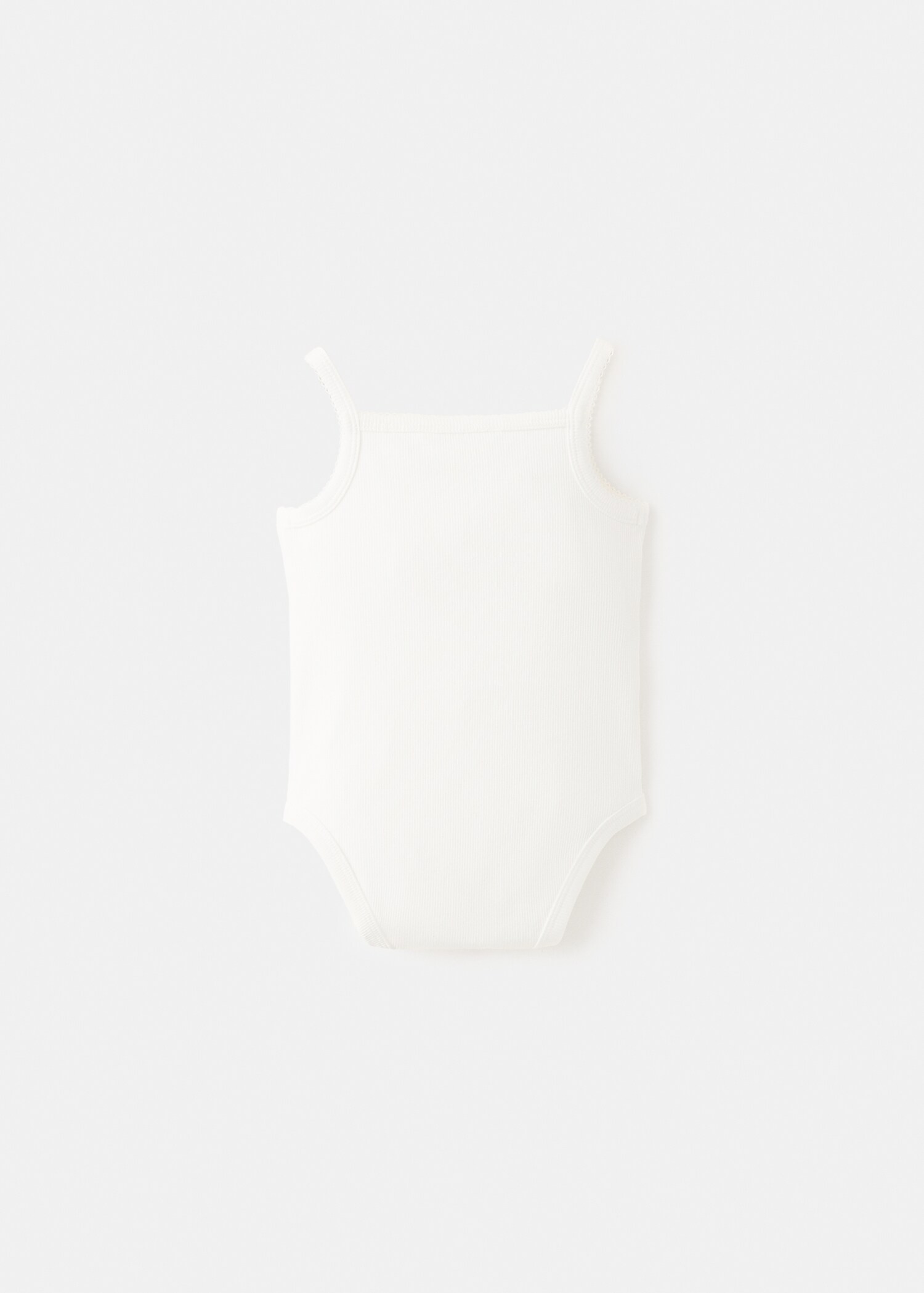 Ribbed cotton bodysuit - Reverse of the article