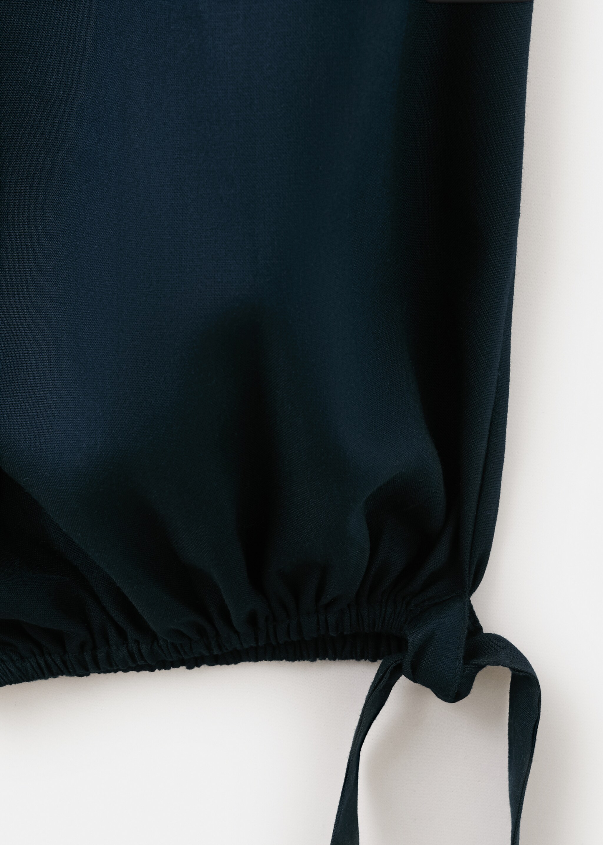 Long strapless jumpsuit - Details of the article 0, Navy. Ref: 27075956-00.