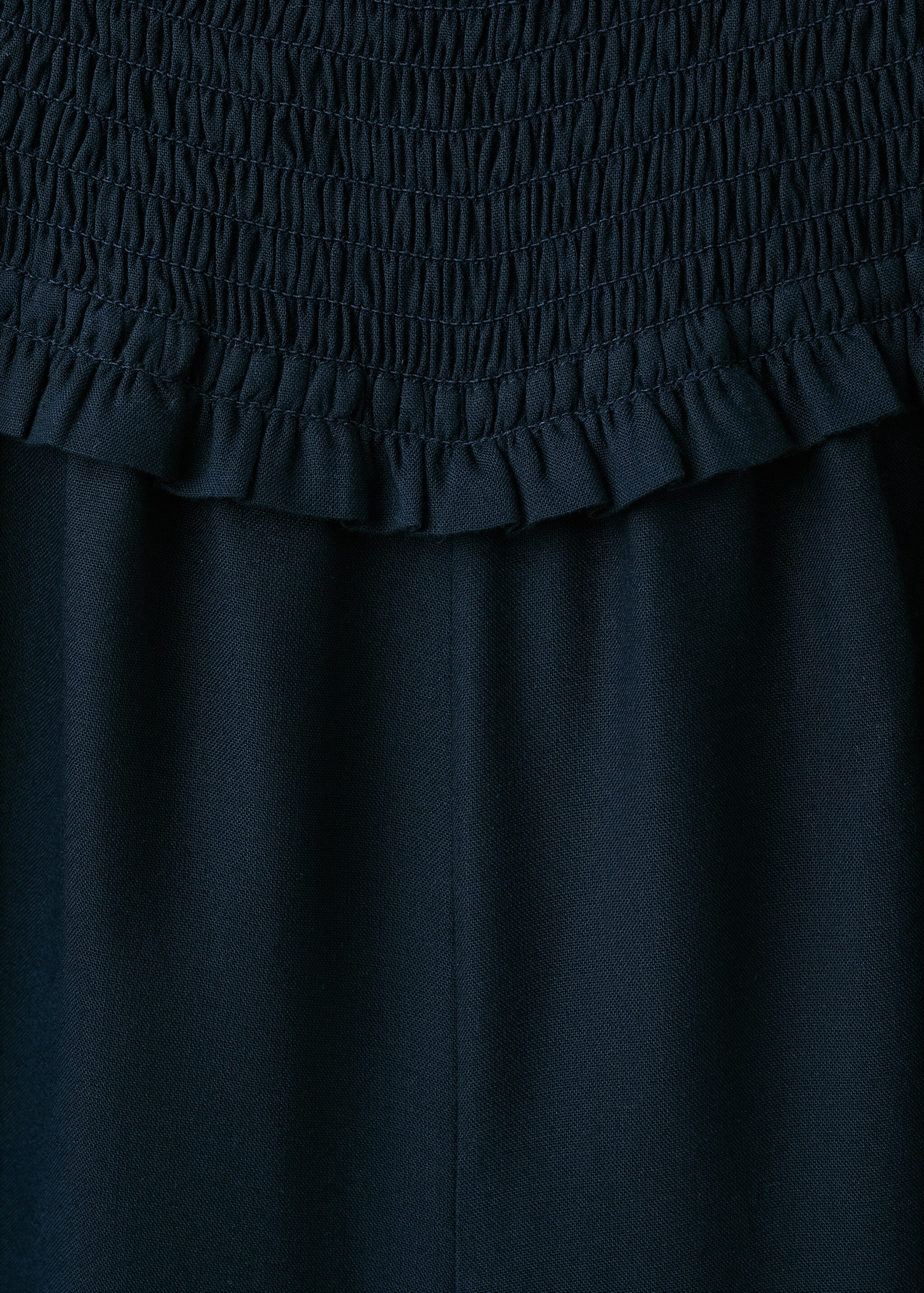 Long strapless jumpsuit - Details of the article 8, Navy. Ref: 27075956-00.