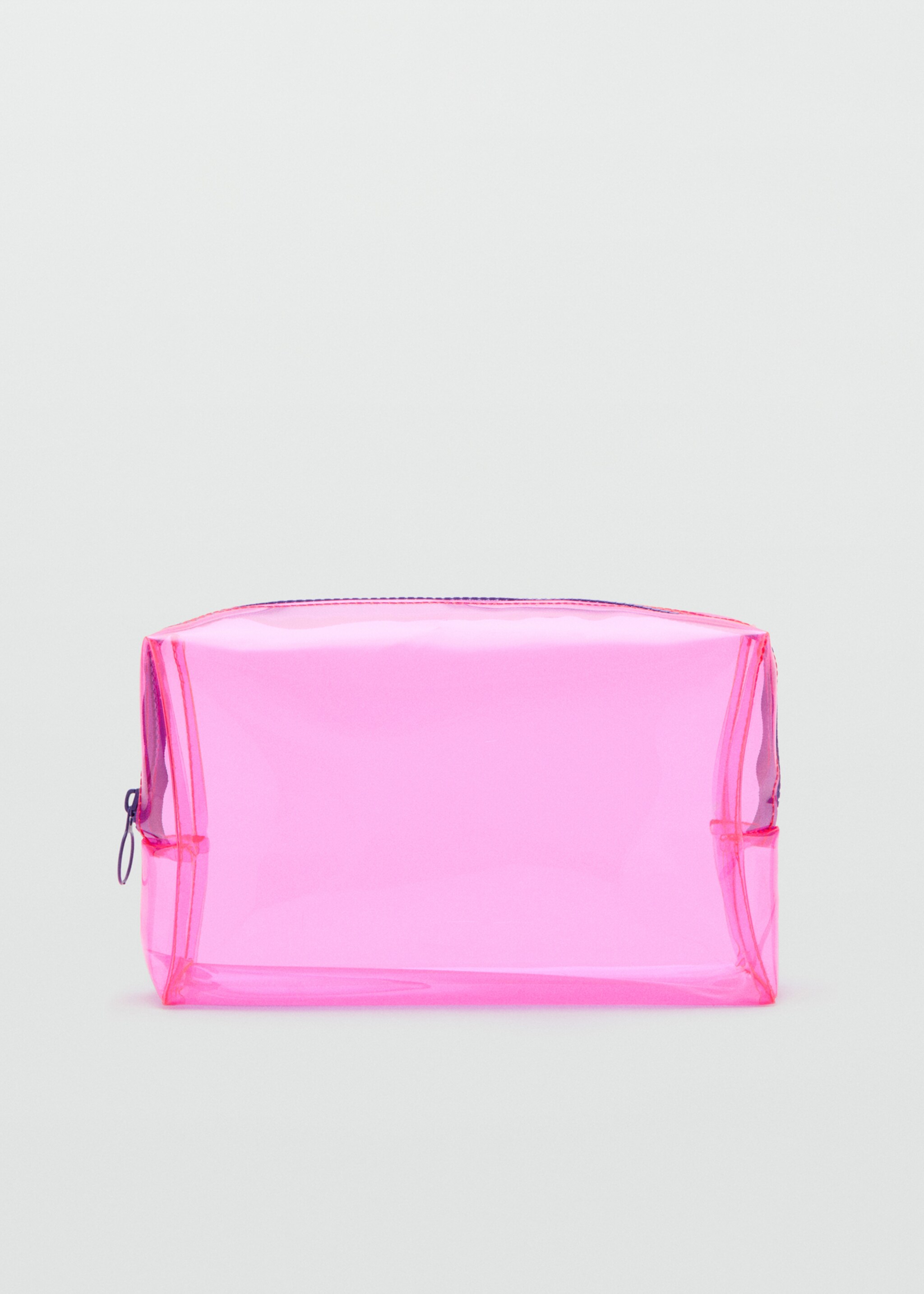 Pochette cosmétique transparente - Article sans modèle, Rose. Ref: 27075959-00.