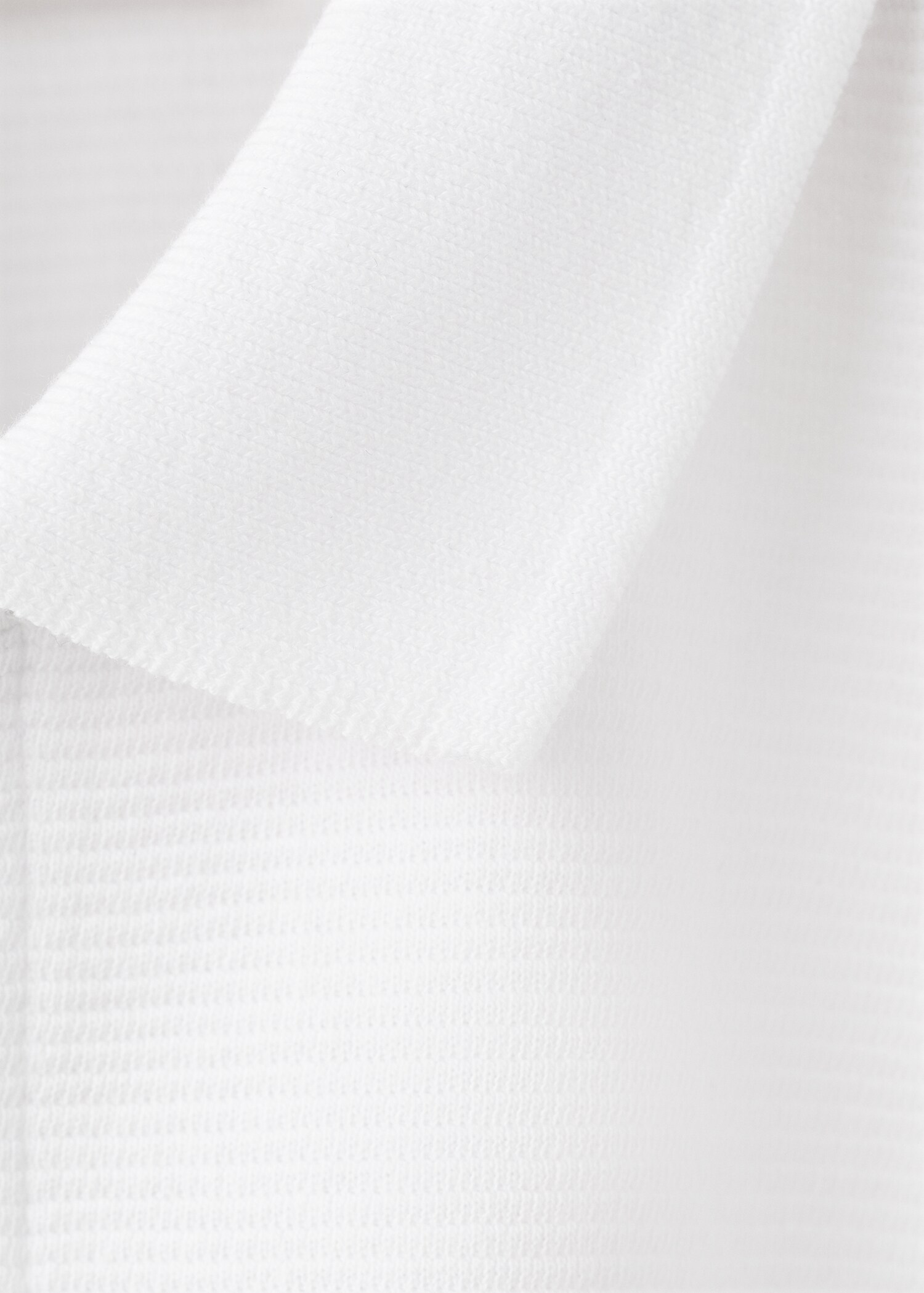 Ribbed cotton polo shirt - Details of the article 8