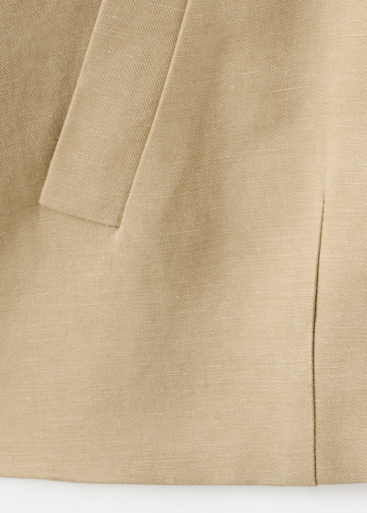 Veste lin col officier - Détail de l'article 0