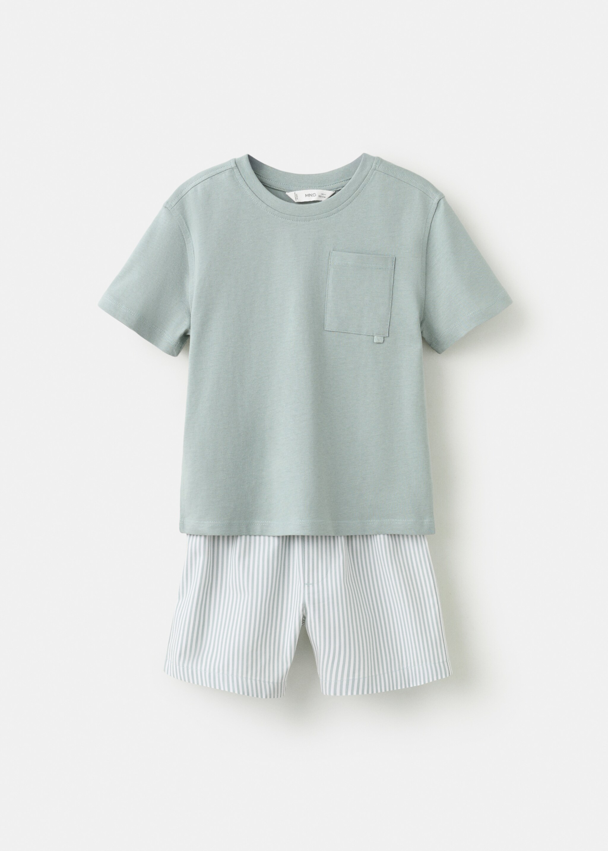 Pijama corto rayas - Artículo sin modelo, Verde. Ref: 27075965-00.