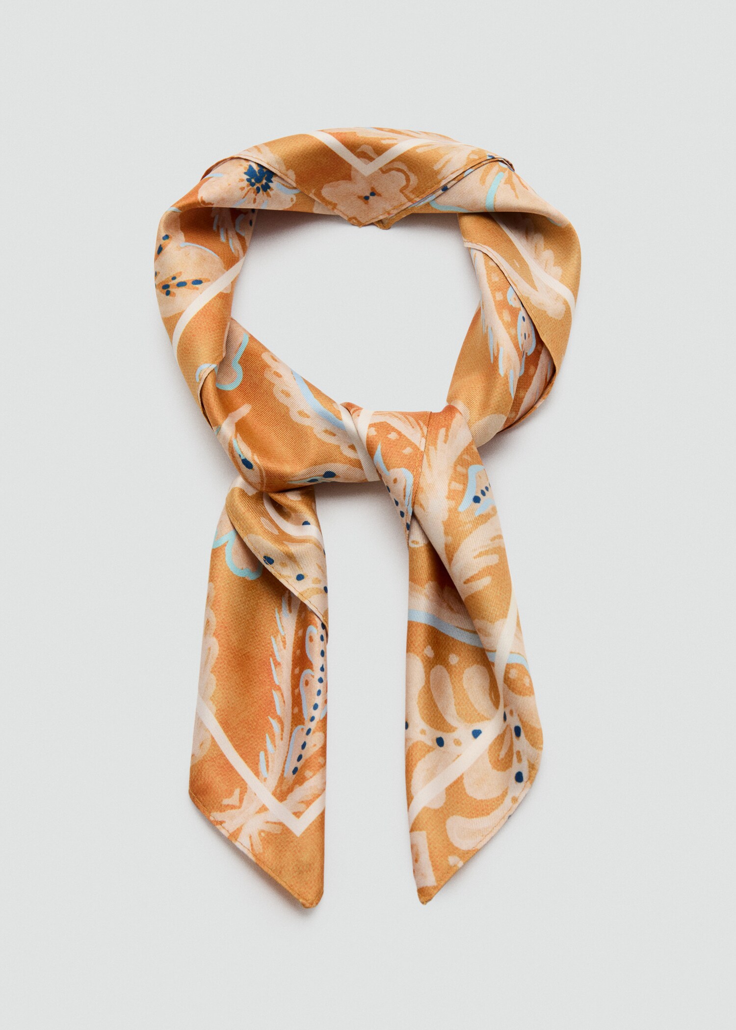 Floral print scarf - Details of the article 1