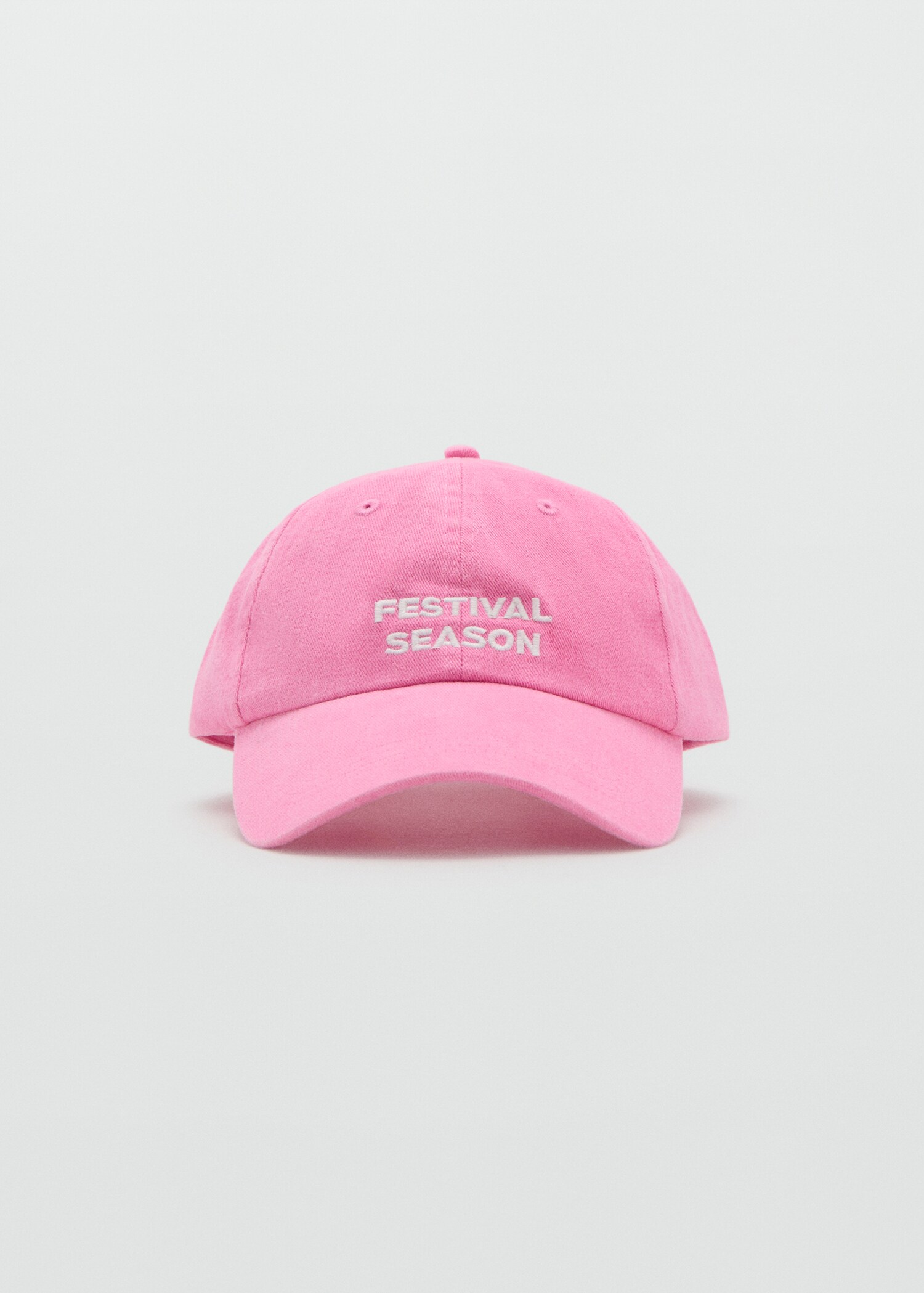 Cap with embroidered text - Article without model