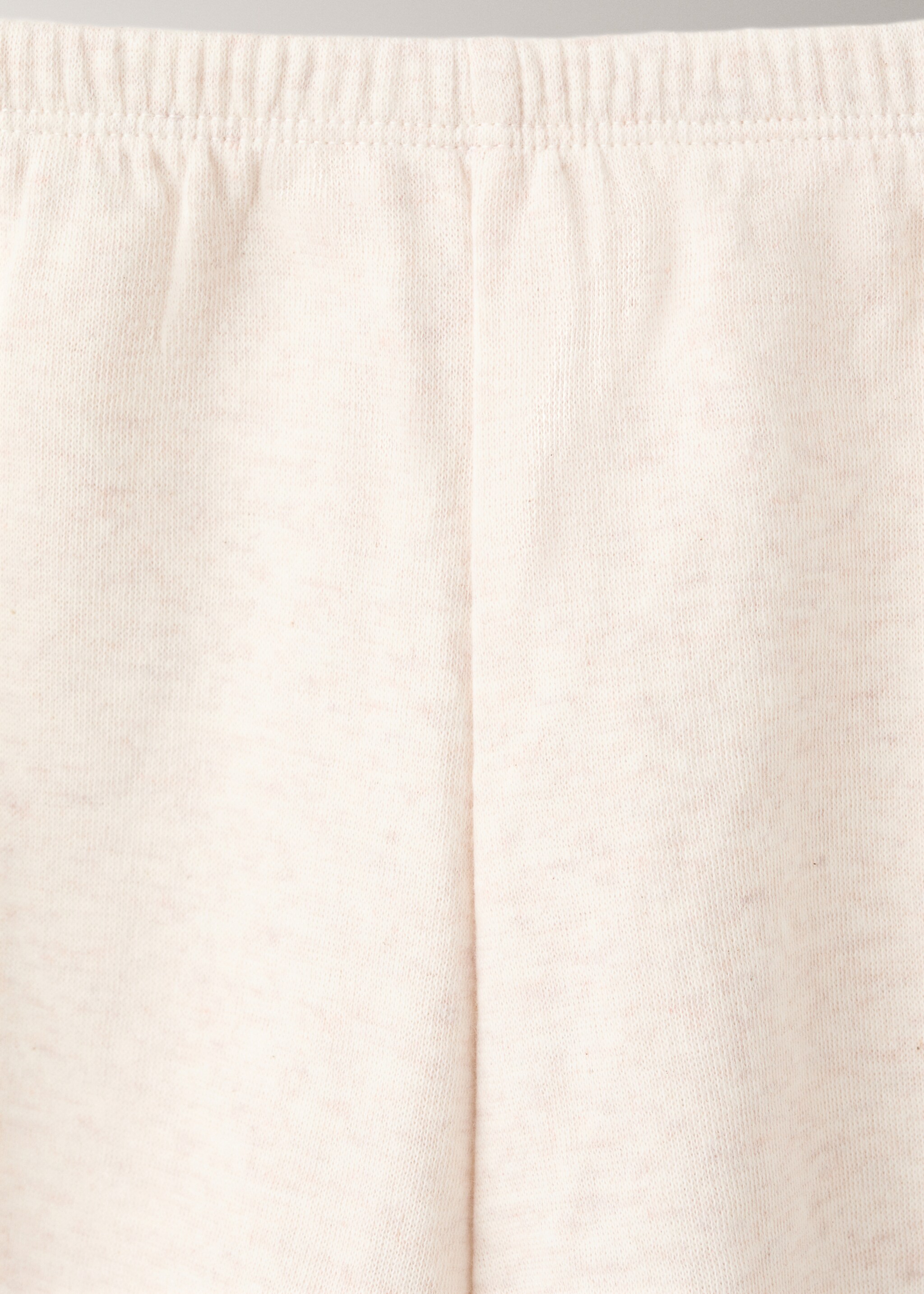 Cotton pyjama shorts - Details of the article 8, Beige. Ref: 27075971-00.