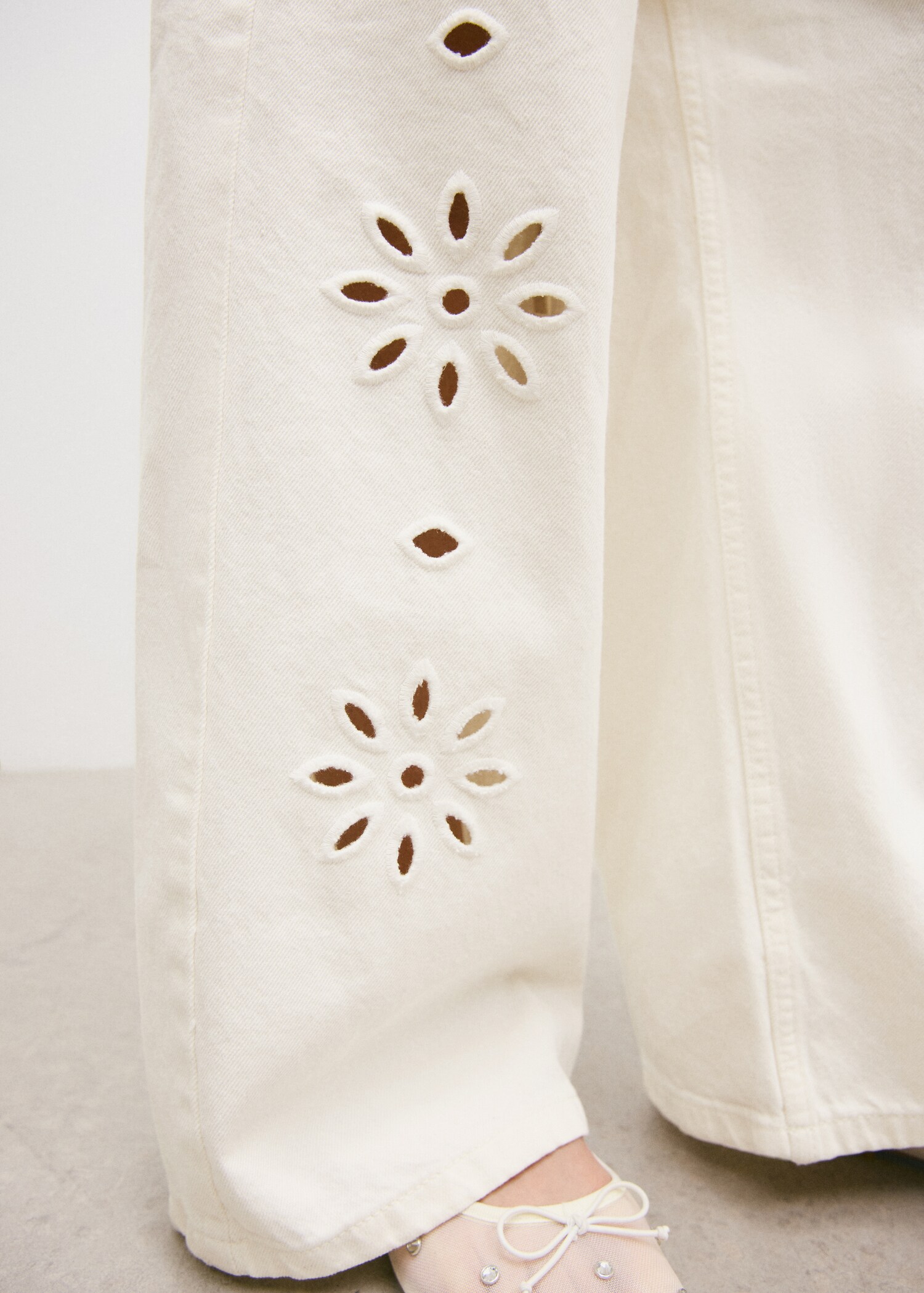 Jean wideleg brodé - Détail de l'article 1