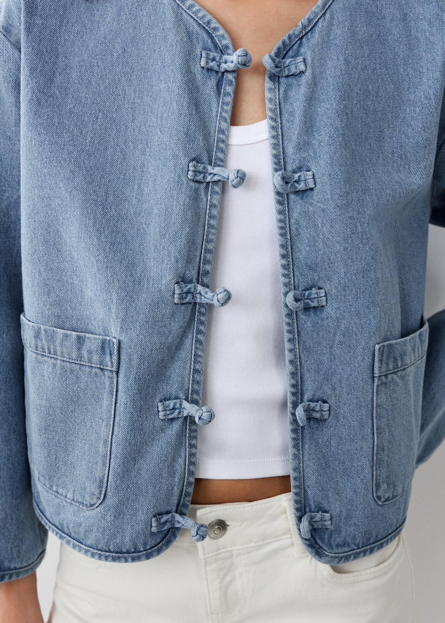 Veste jean poches - Détail de l'article 6