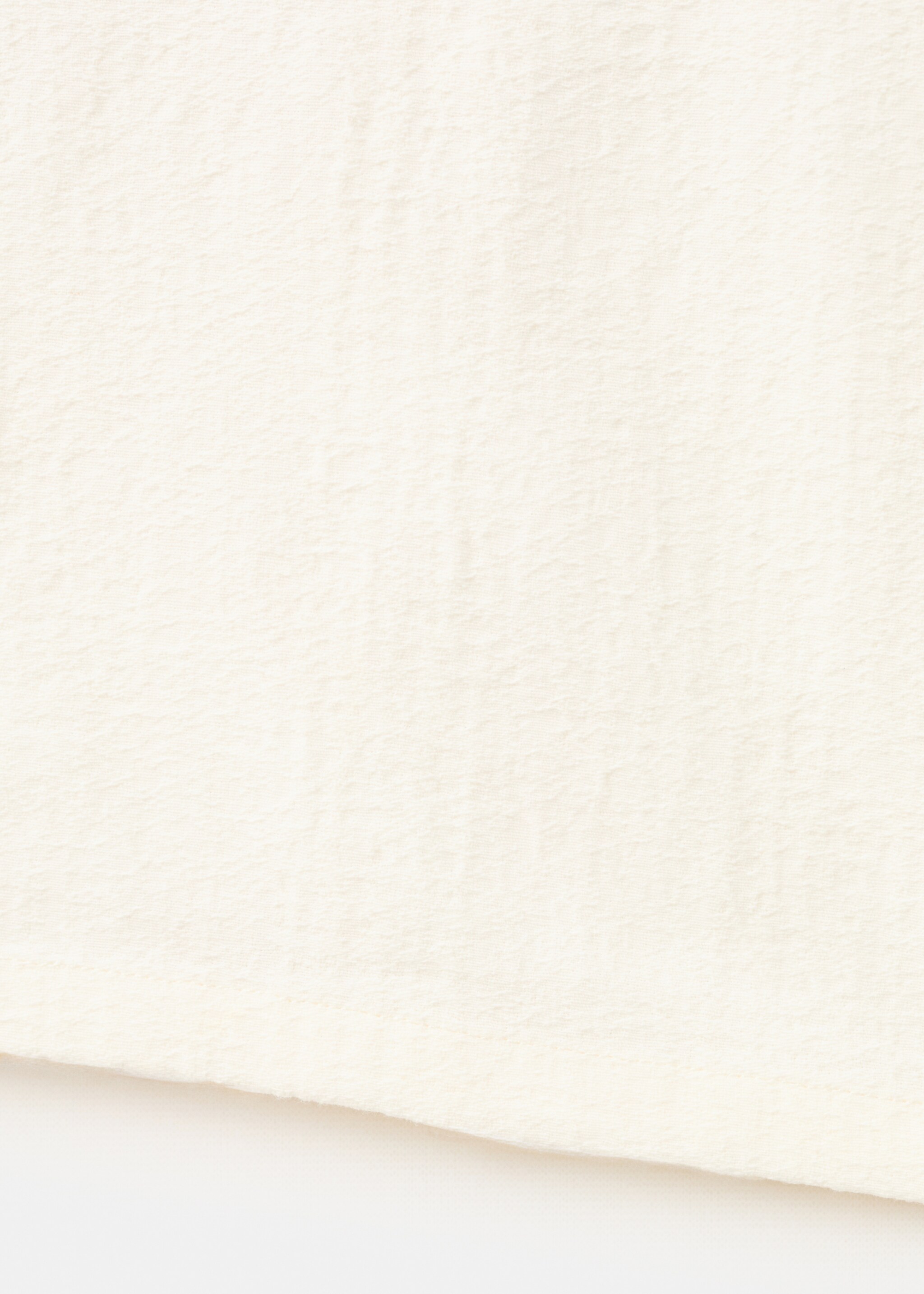 Pantalón recto algodón - Detalle del artículo 0, Blanco. Ref: 27075981-00.