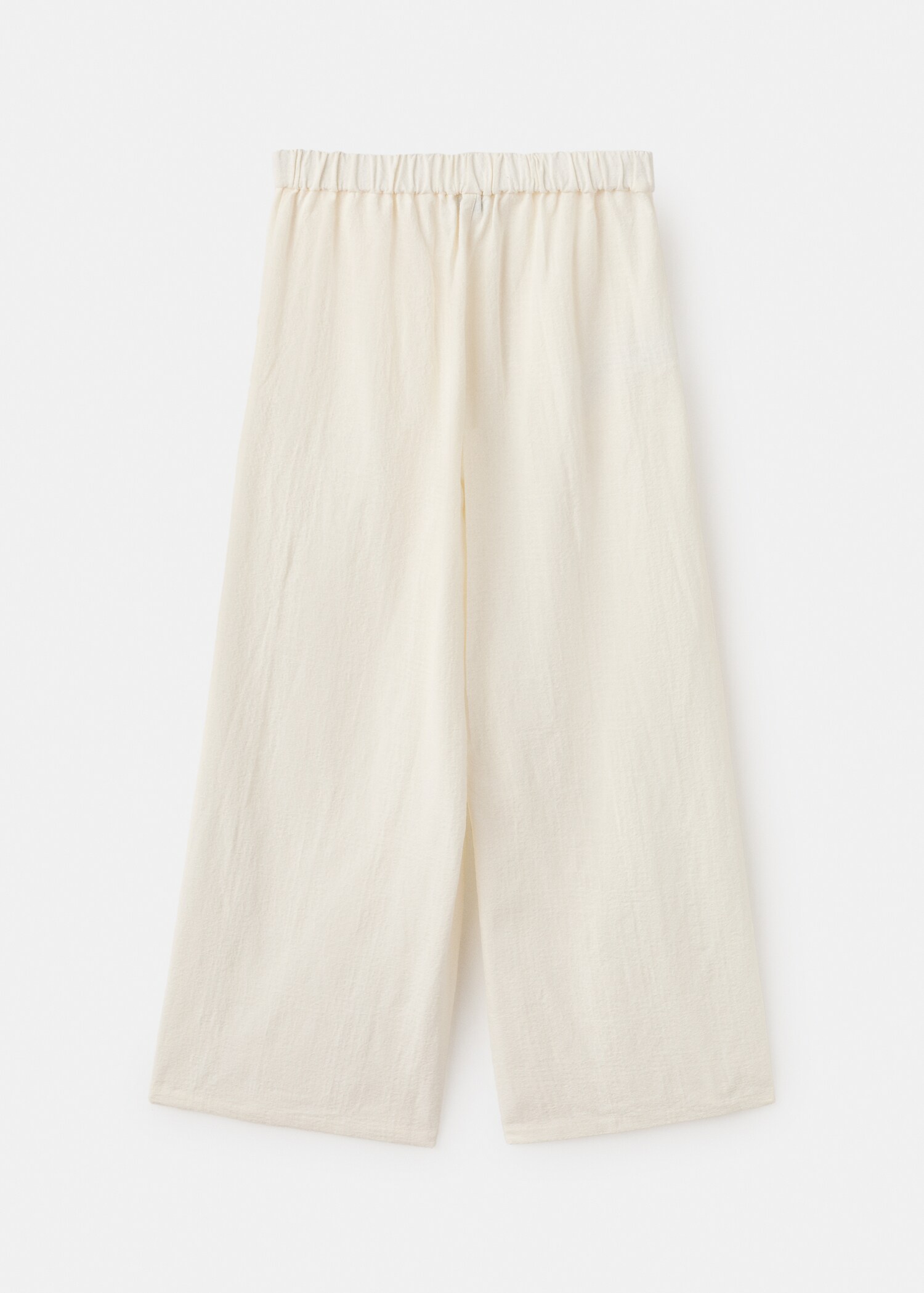 Pantalón recto algodón - Reverso del artículo