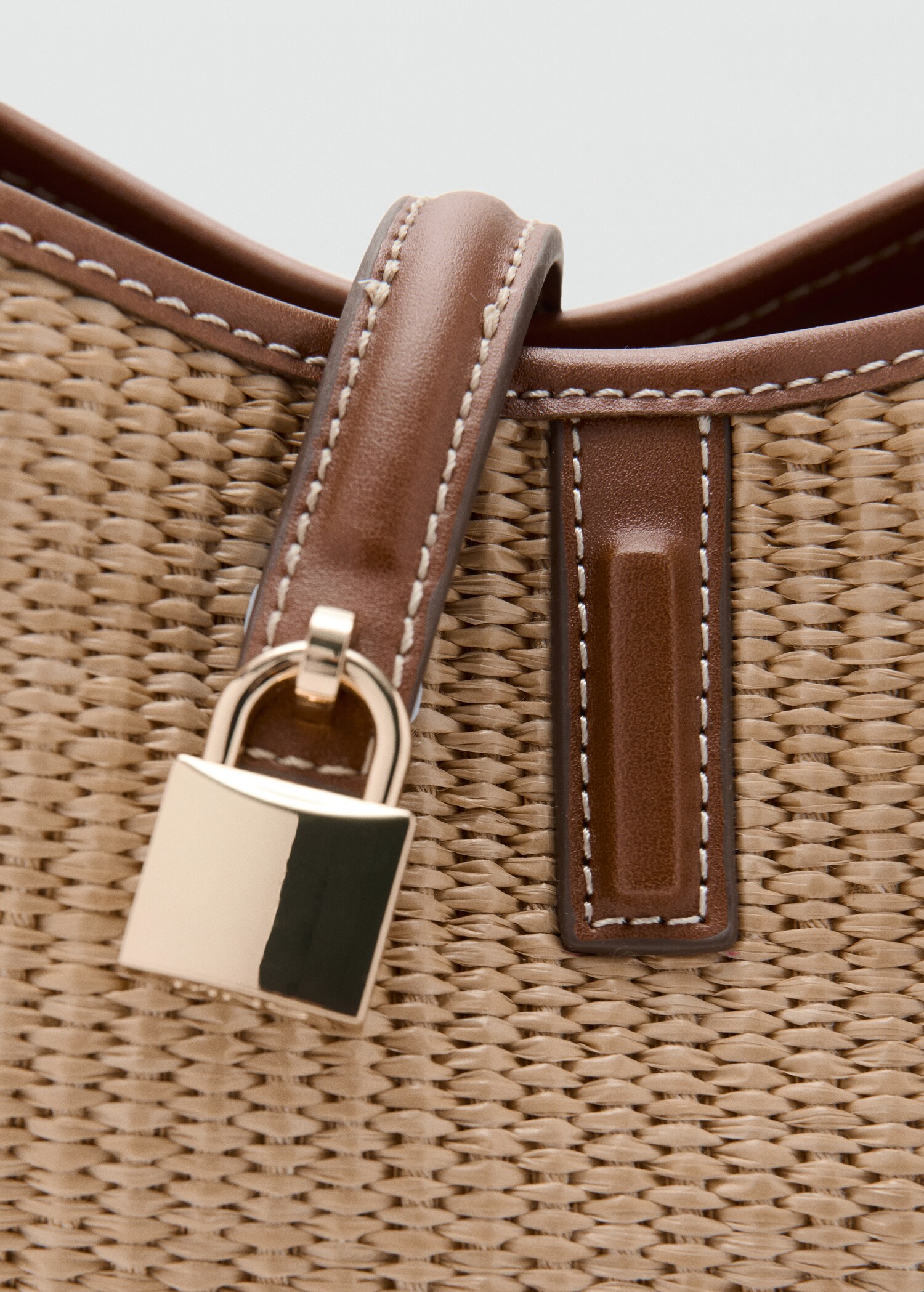 Sac seau en toile contrasté - Détail de l'article 2