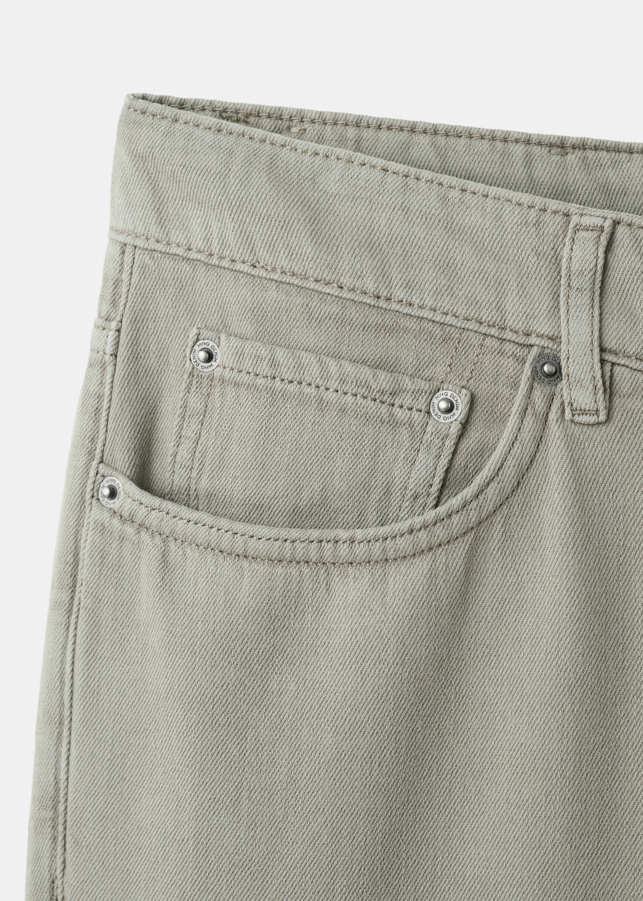 Jeans Lori tapered fit - Detalle del artículo 8, Gris visón. Ref: 27075983-00.