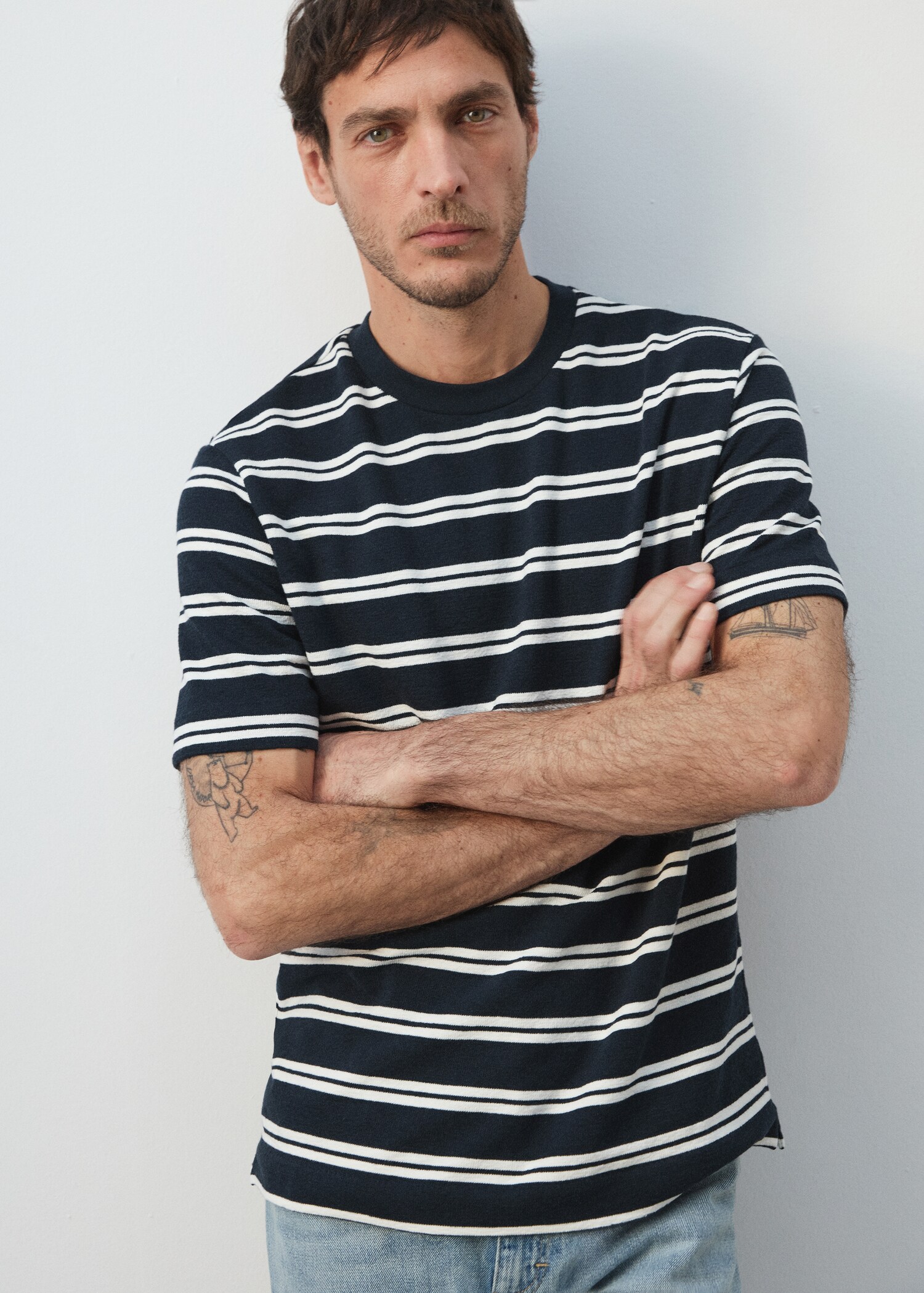 Camiseta regular fit rayas - Detalle del artículo 6