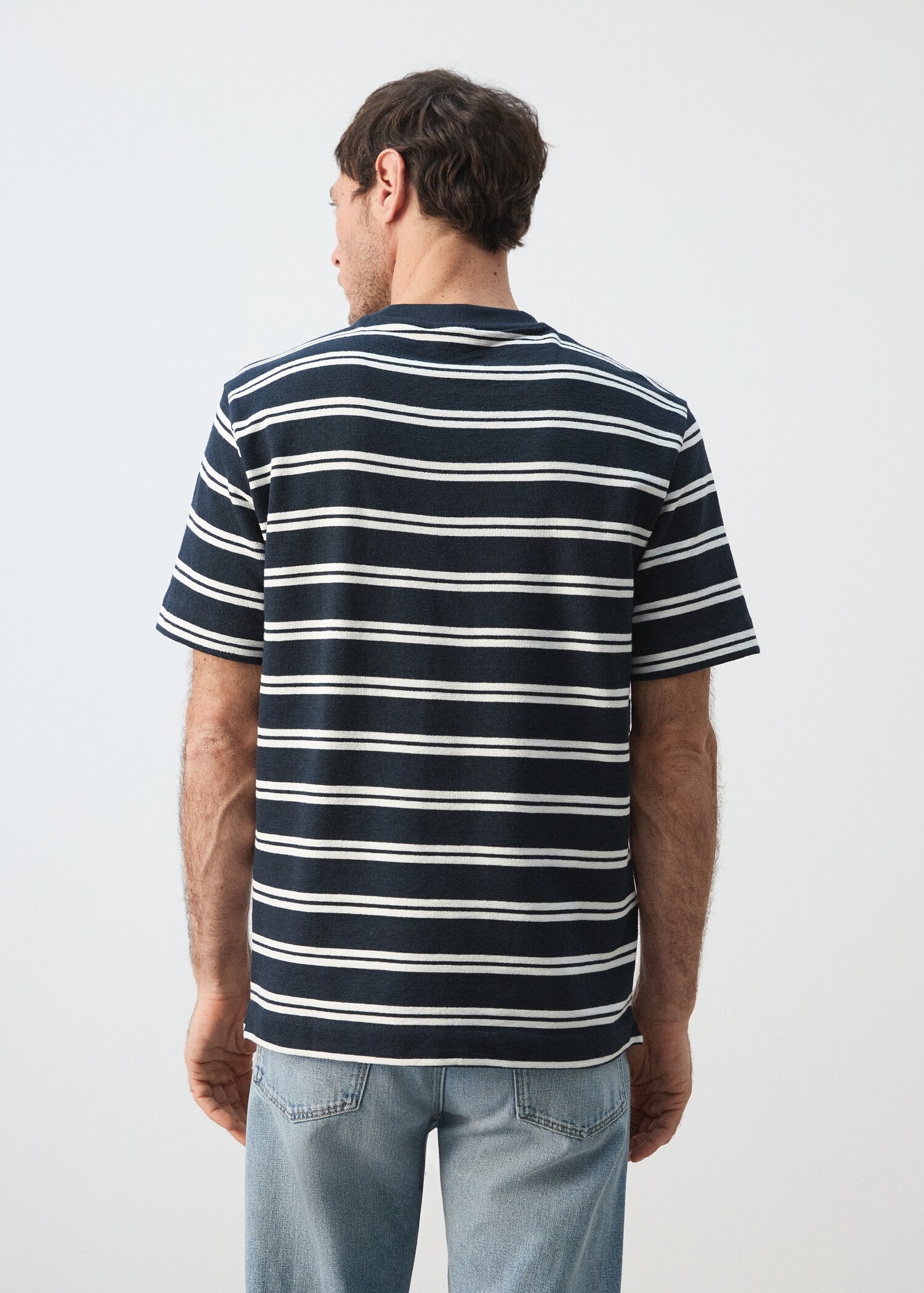 Camiseta regular fit rayas - Reverso del artículo