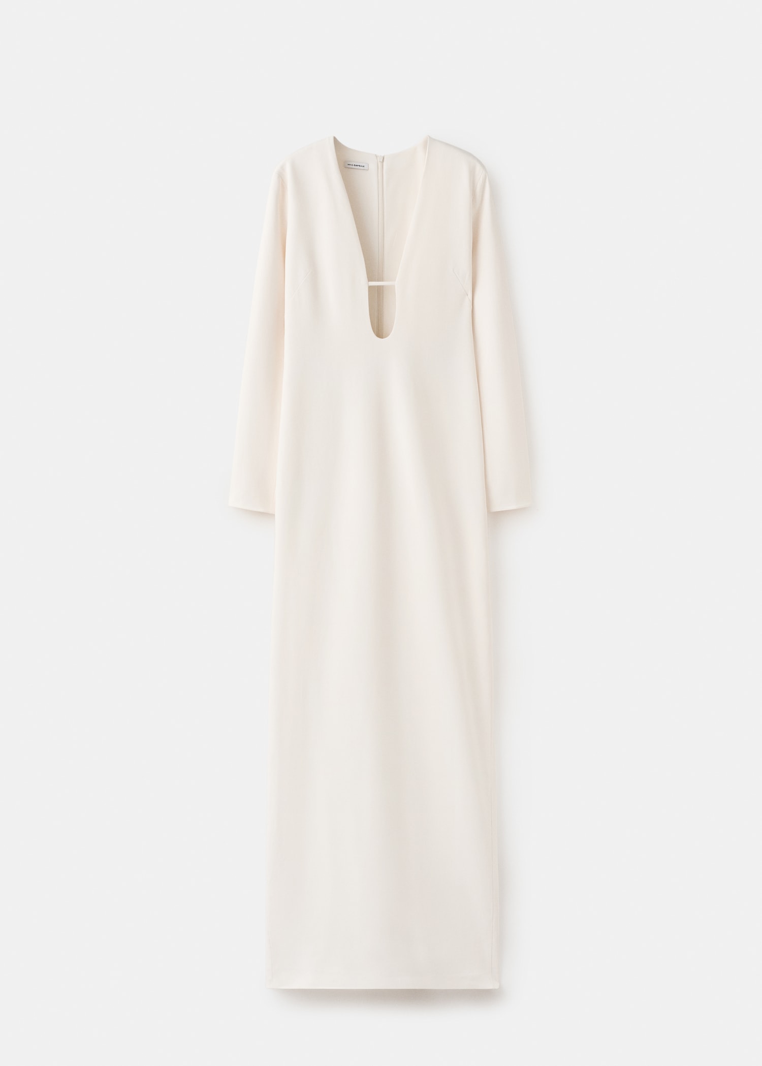 V-neckline long dress - Article without model