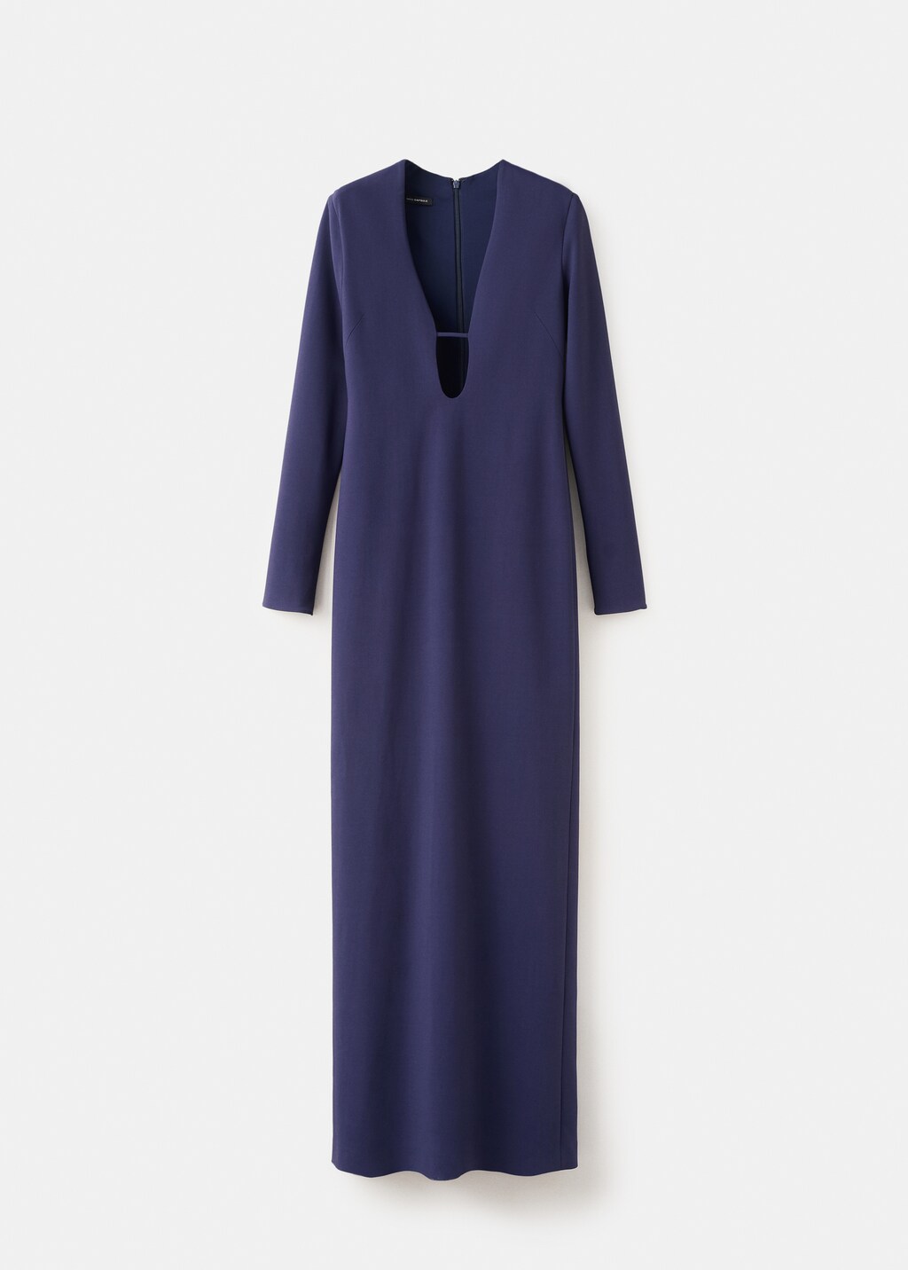 V-neckline long dress - image 3