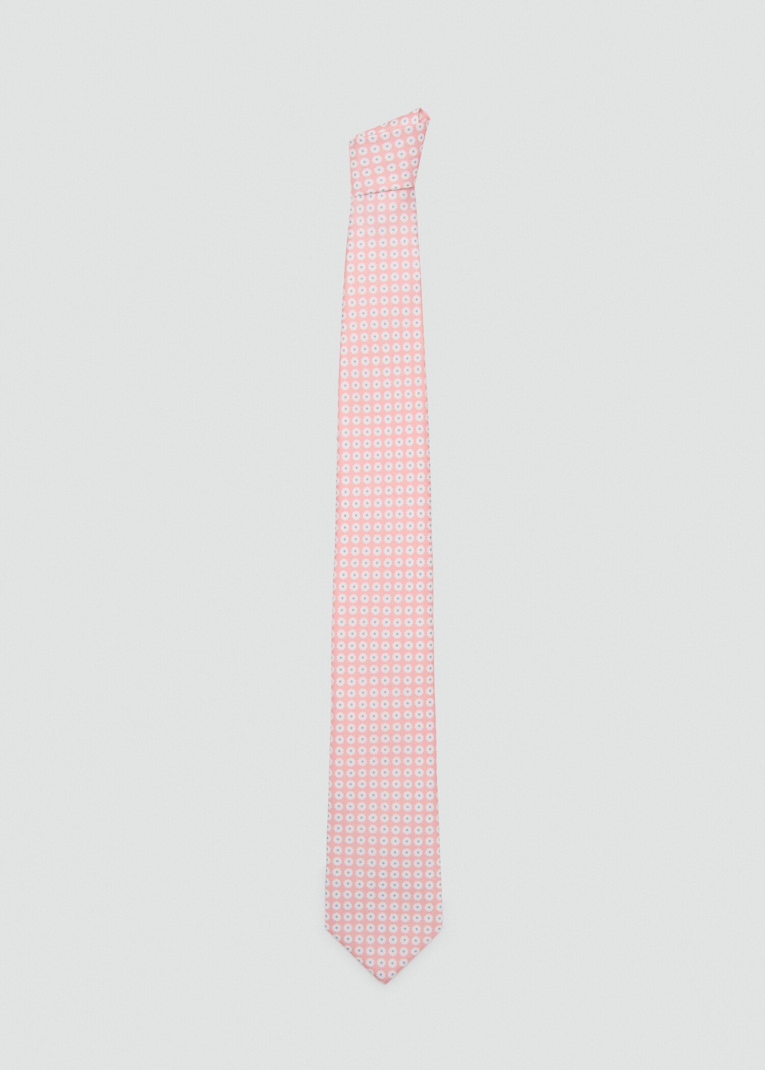 Cravate 100 % soie imprimé fleurs - Article sans modèle