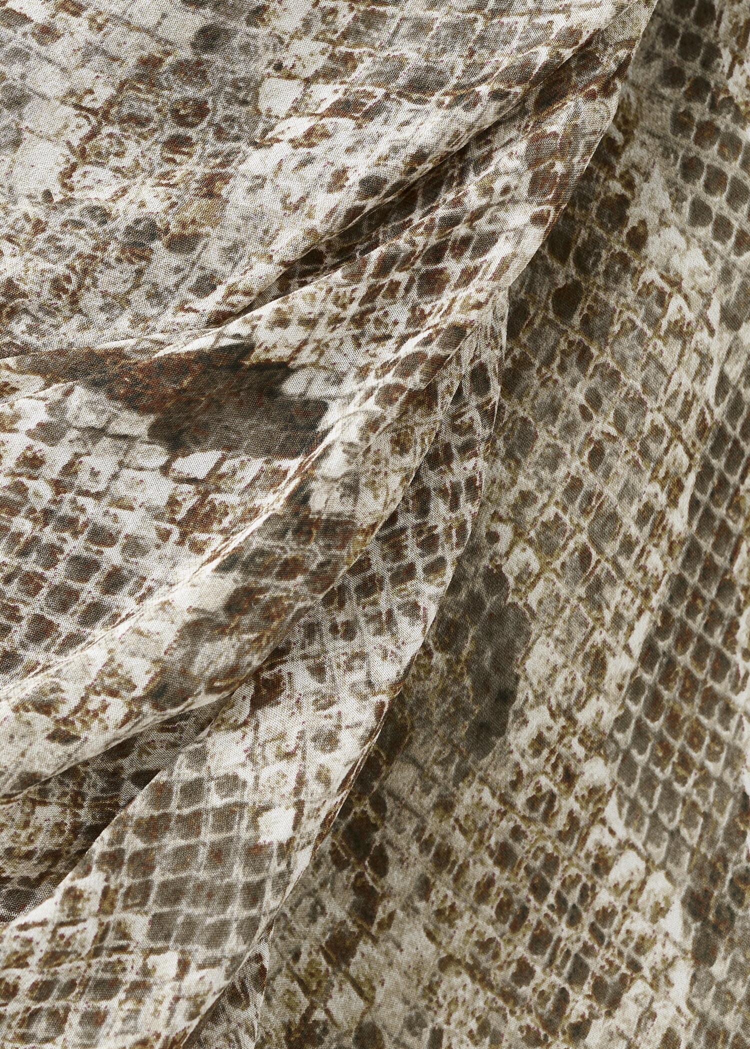 Animal-print midi-skirt - Details of the article 0