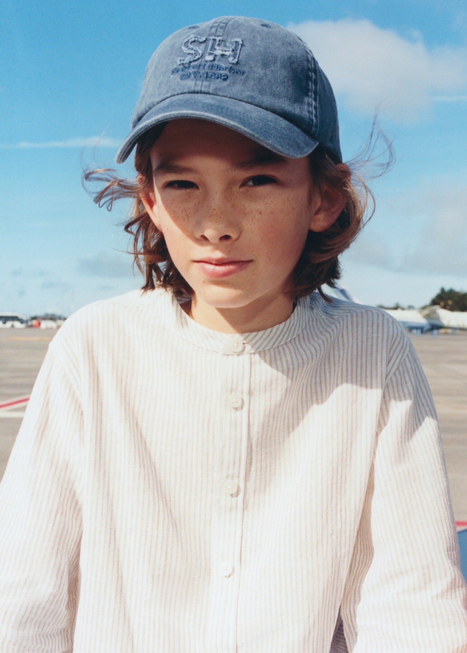 Striped linen-blend shirt - Details of the article 5