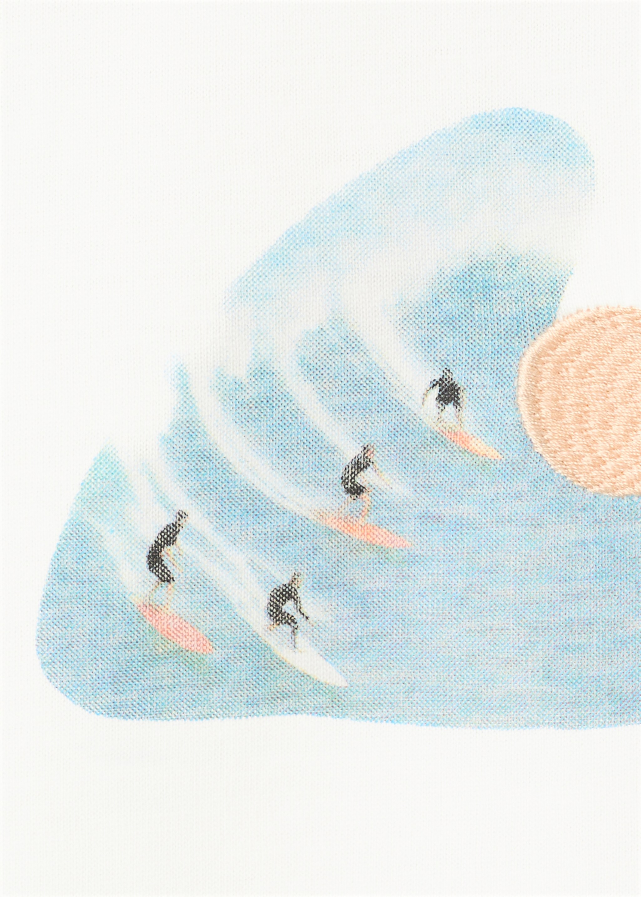 Printed oversized cotton T-shirt - Details of the article 0, Off White. Ref: 27076340-00.