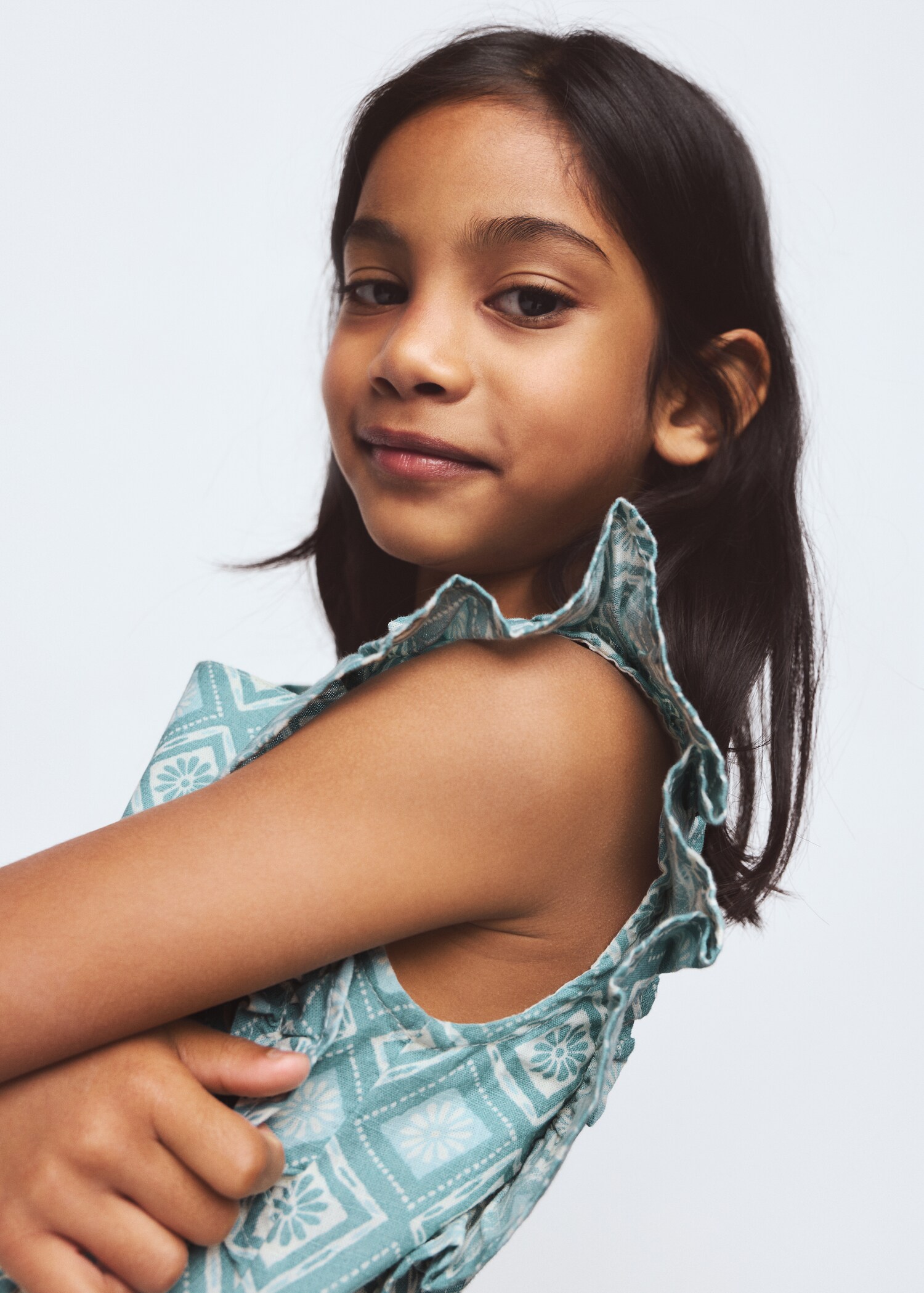 Frills printed jumpsuit - Details of the article 1