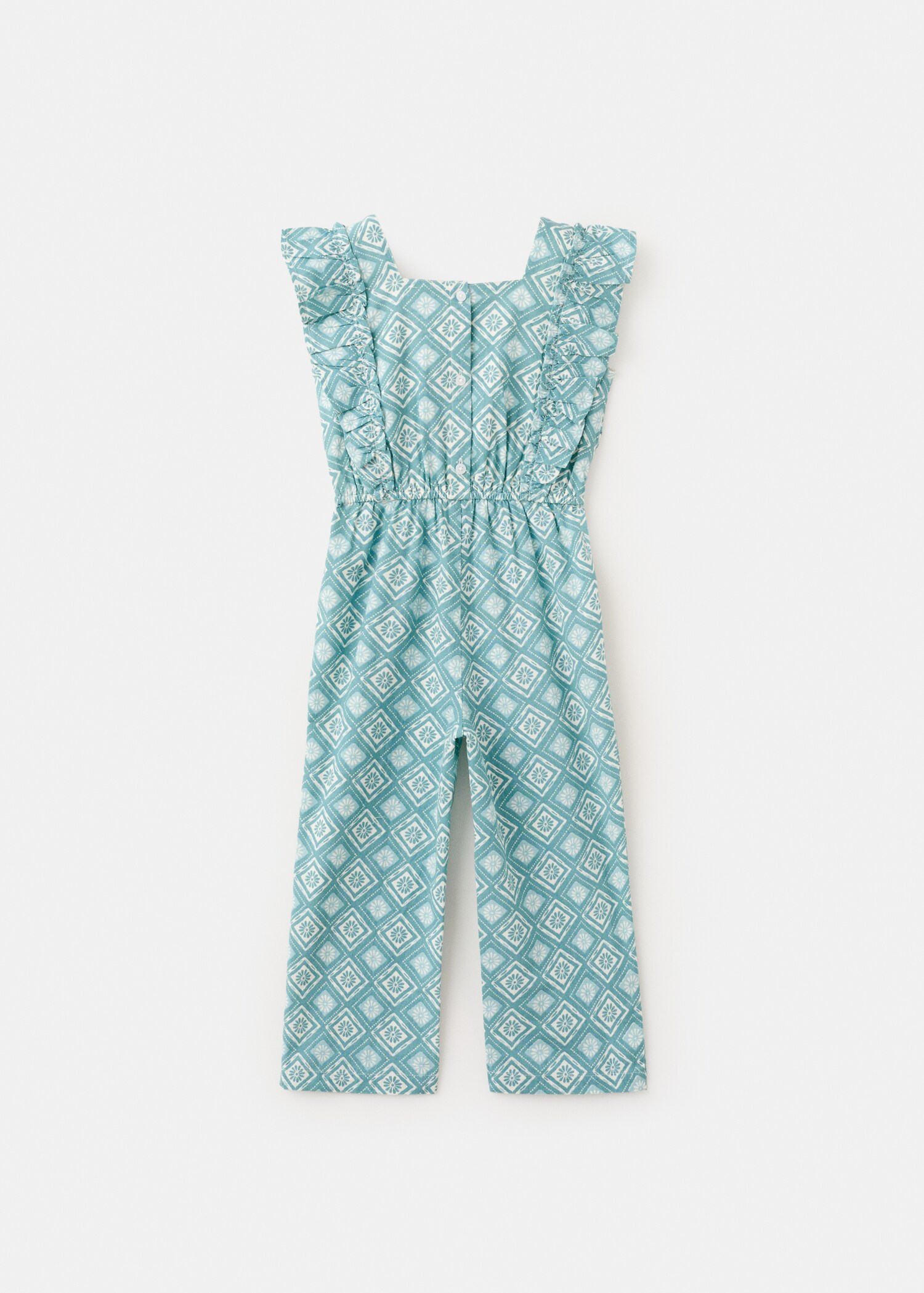 Frills printed jumpsuit - Reverse of the article